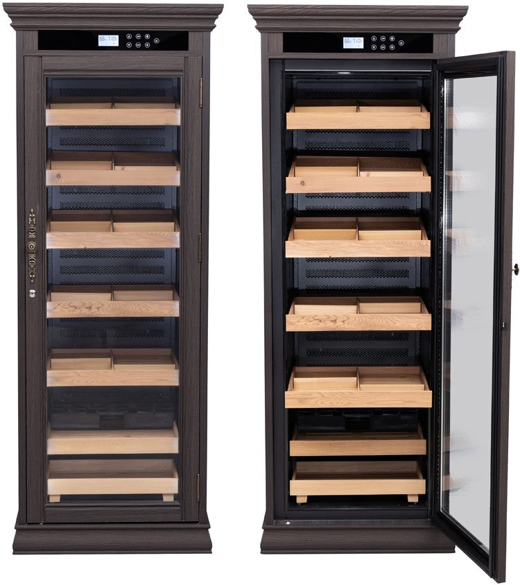 Prestige Import Group Remington Espresso Electronic Climate-Controlled Cigar Cabinet