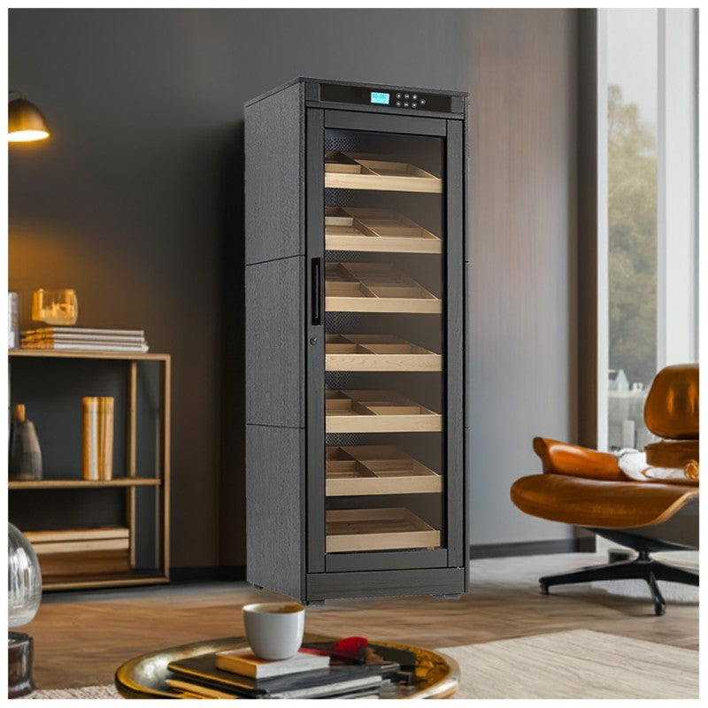 Prestige Import Group Remington Lite Electronic Climate-Controlled Cigar Cabinet Humidor