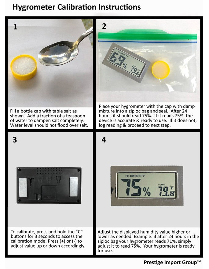 Vanderbilt 120-Cigar Lacquered Ebony Desktop Humidor with Digital Hygrometer
