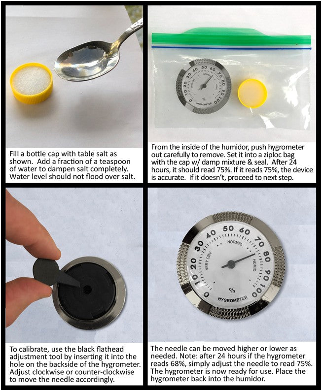 Prestige Import Group Waldorf Desktop Humidor Ebony Spanish Cedar Lined