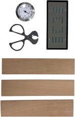 Prestige Import Group Waldorf Desktop Humidor Ebony Spanish Cedar Lined