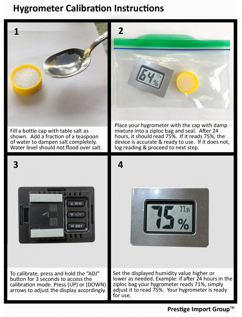 Prestige Import Group Winchester Applewood Desktop Humidor 180-Cigar Capacity