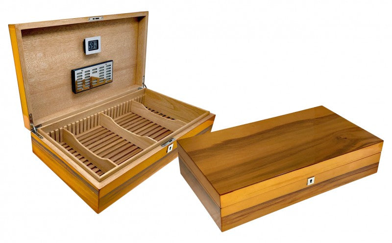 Prestige Import Group Winchester Applewood Desktop Humidor 180-Cigar Capacity