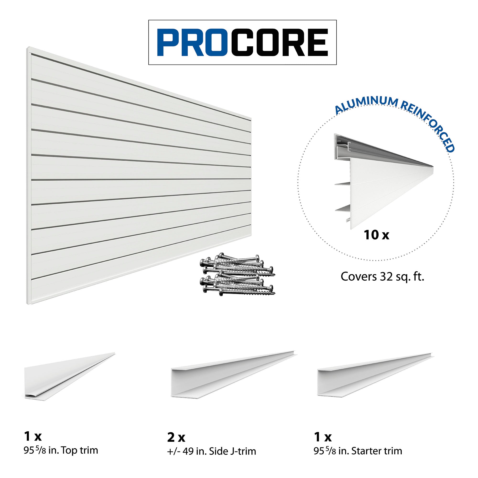 PROCORE Slatwall Organizer Bundle - Slatwall