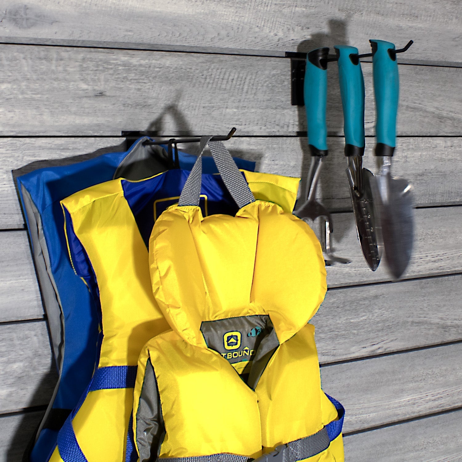 Proslat STEALTH 10 in Single Hook 10-Pack Slatwall Hook