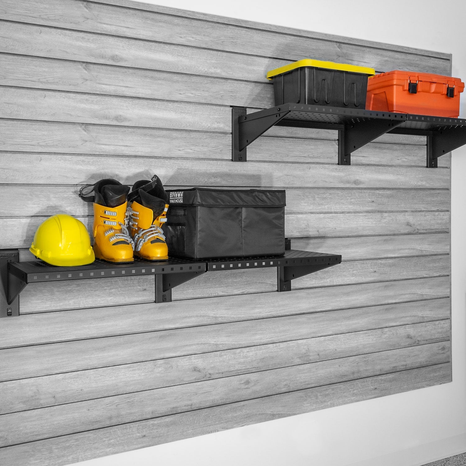 Proslat STEALTH 48 in. Heavy Duty Metal Shelves 2-Pack