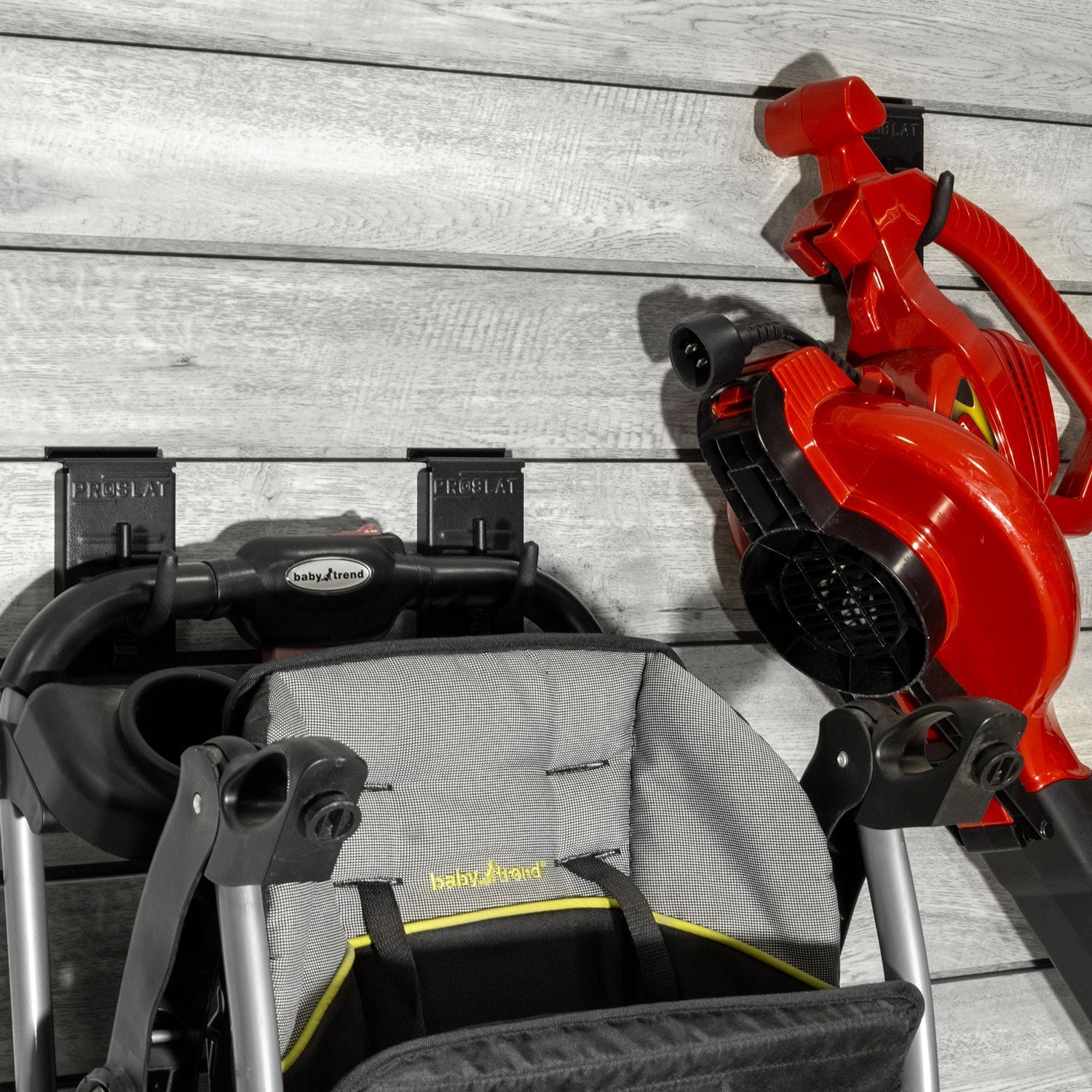 Proslat STEALTH Heavy Duty U Hook 3-Pack Black Steel Organizer