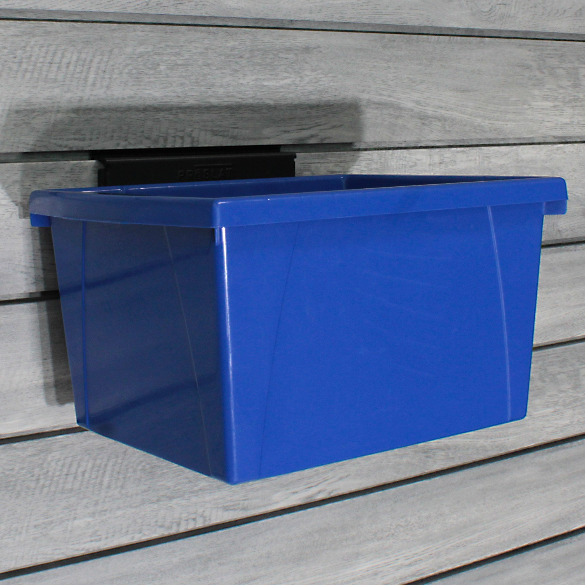 Proslat STEALTH Recycling Bin Hook with Bottom Support, Black Finish
