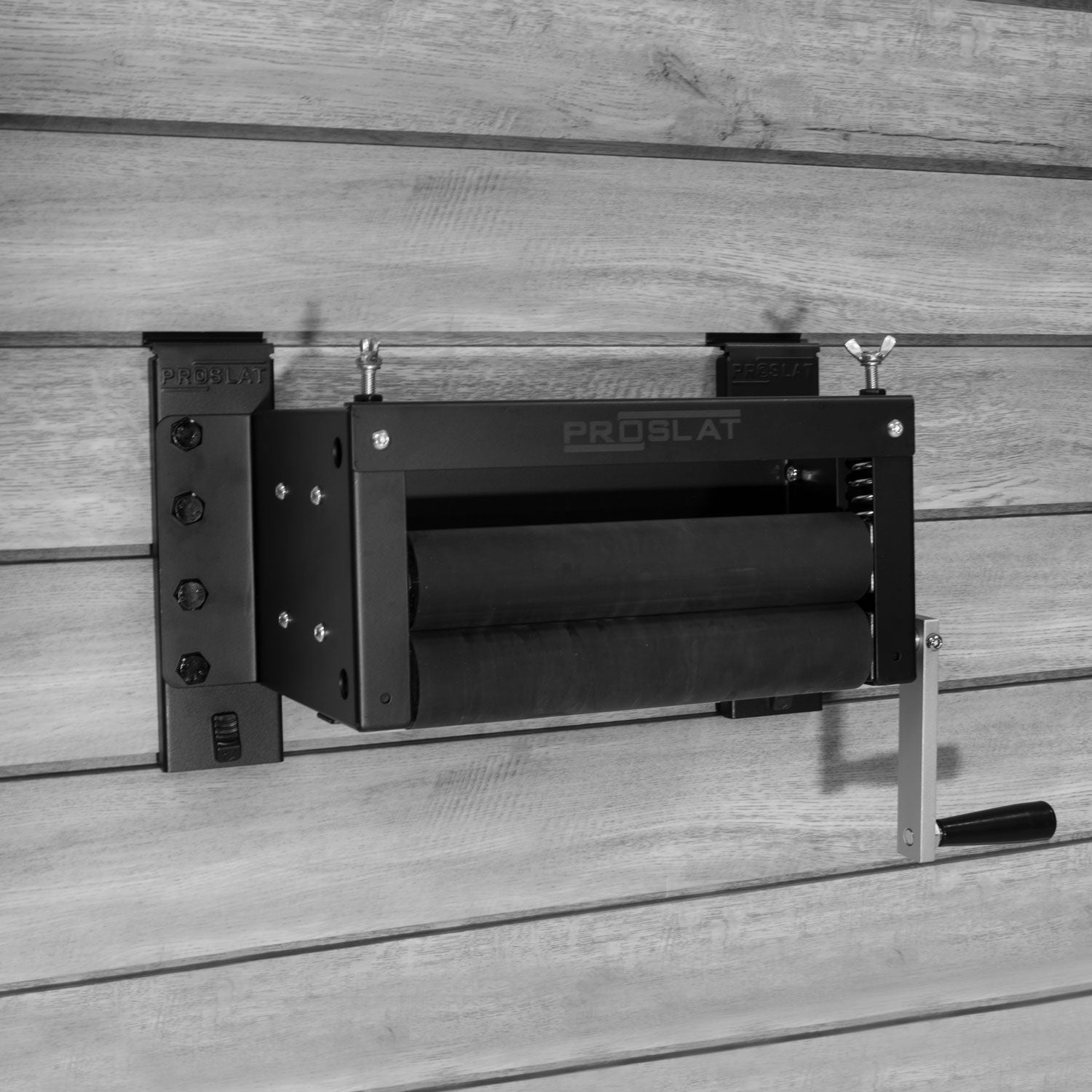 Proslat STEALTH Towel Wringer Hand-Crank for Slatwall Garages