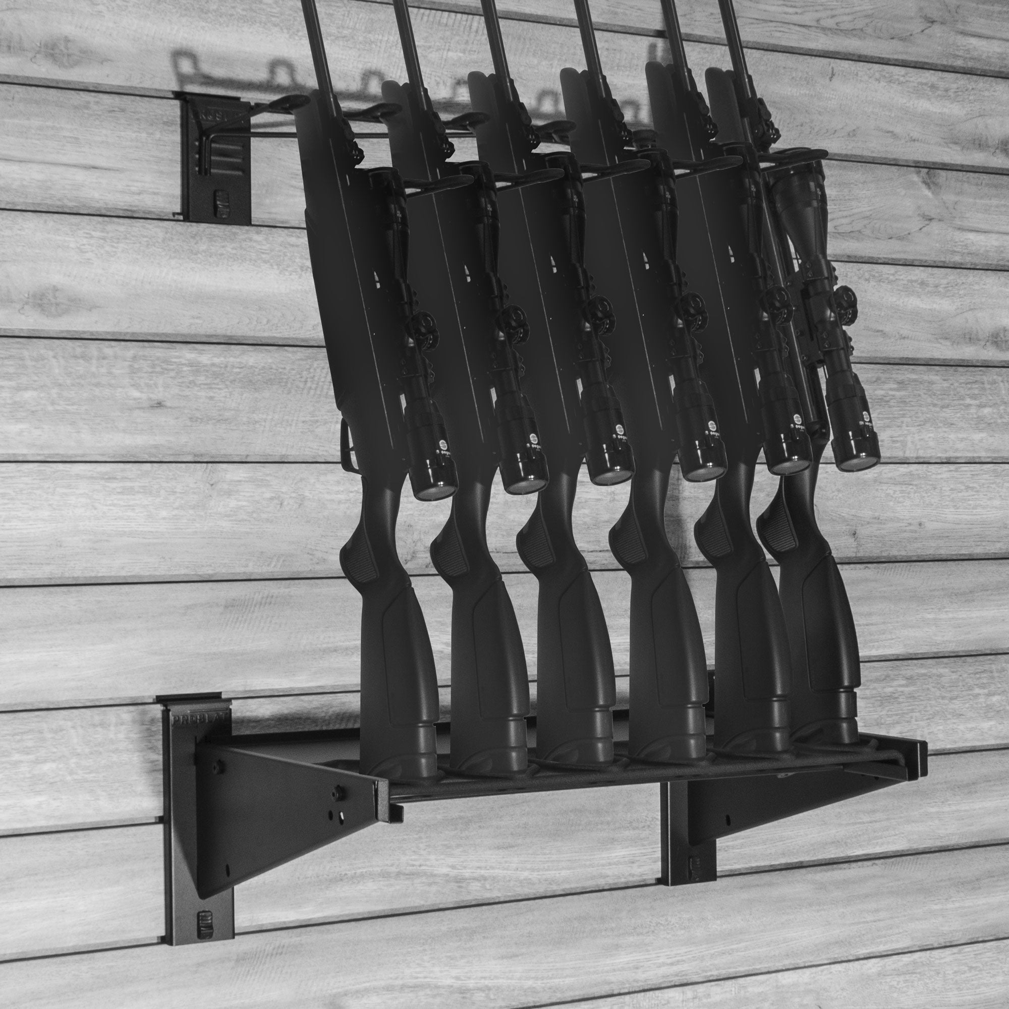 Proslat STEALTH Vertical 6-Firearm Display Hook with Shelf