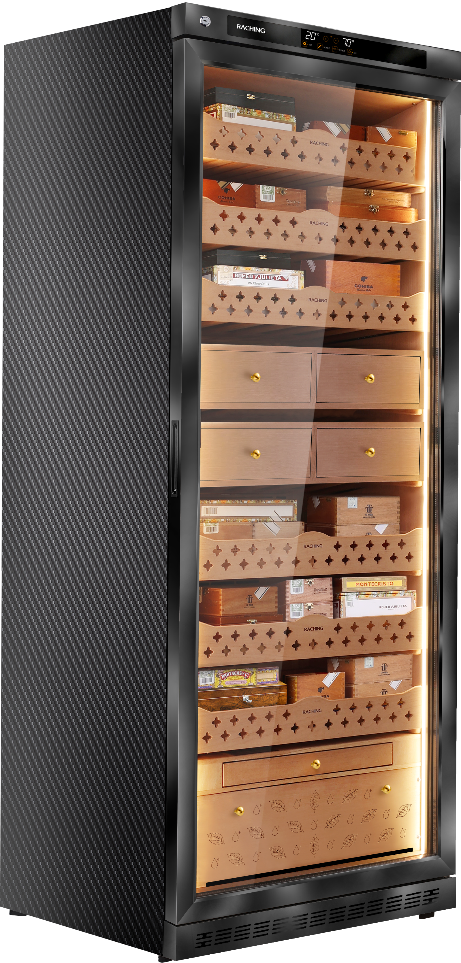 Raching MON5800A Electronic Cigar Humidor Cabinet