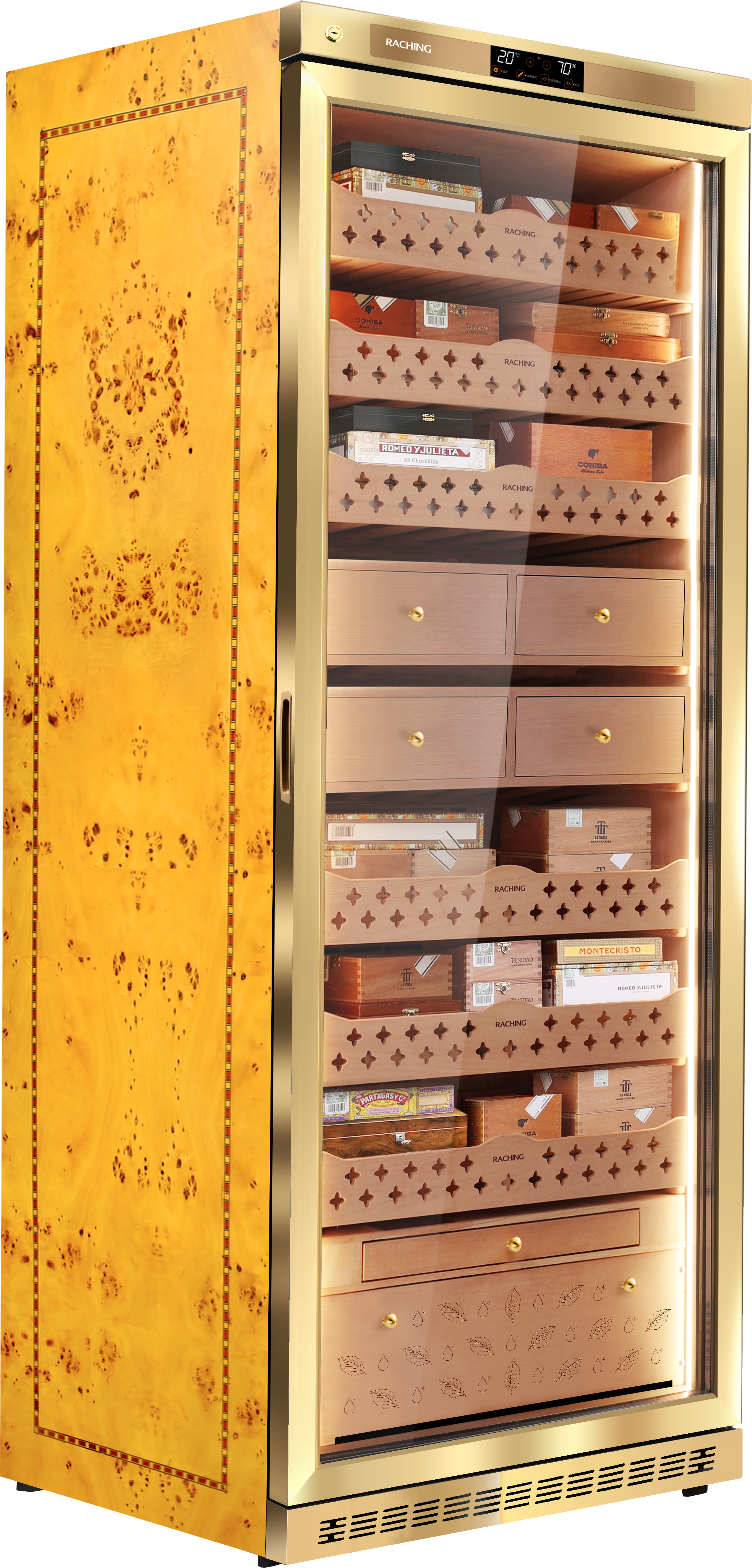 Raching MON5800A Electronic Cigar Humidor Cabinet