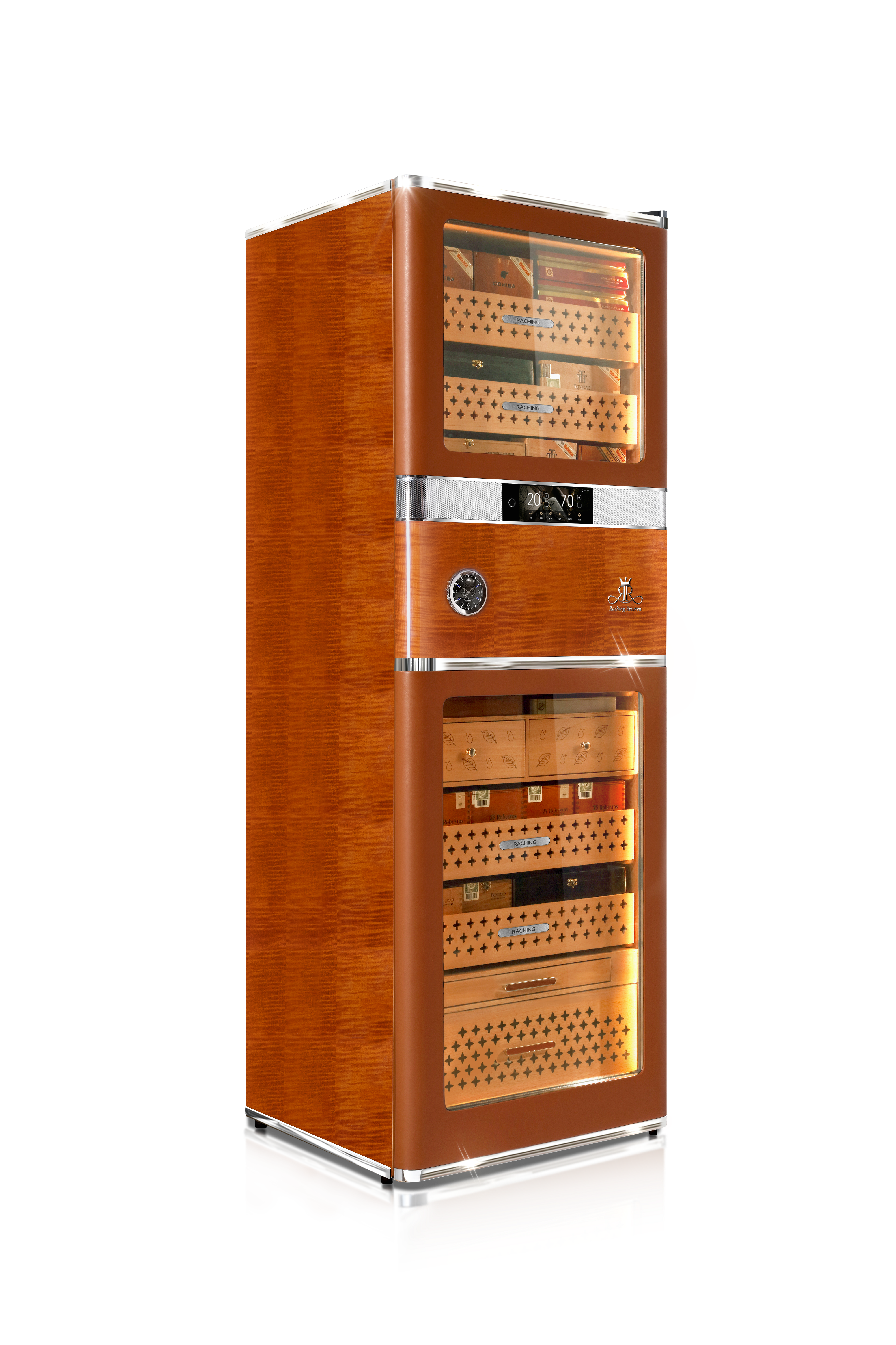 Raching RR780 Smart Cigar Cabinet - Trinidad Brown