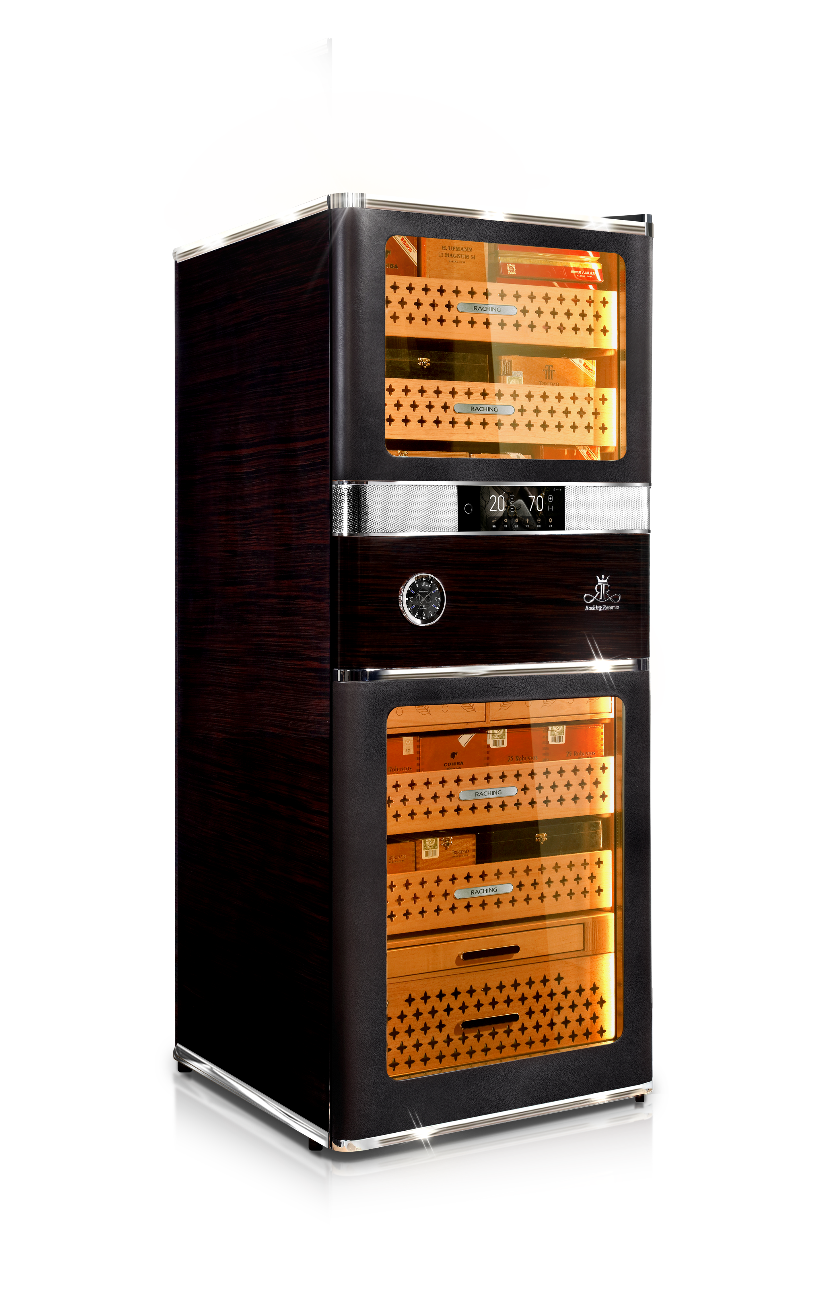 Raching RR880 Smart Cigar Cabinet - Caribbean Black