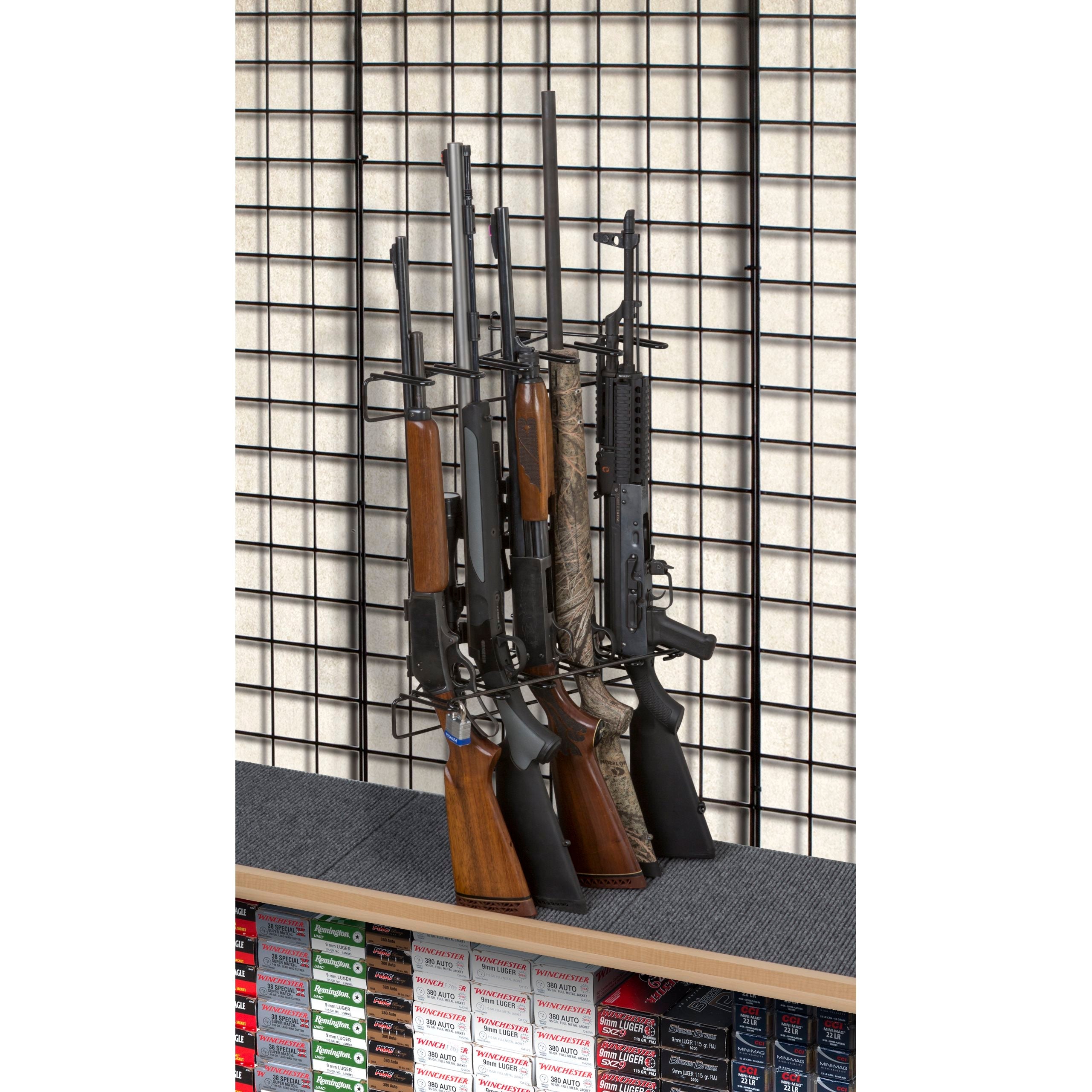 Rackem - 1’ 5 Rifle Locking Leans Right/Left Display - Left