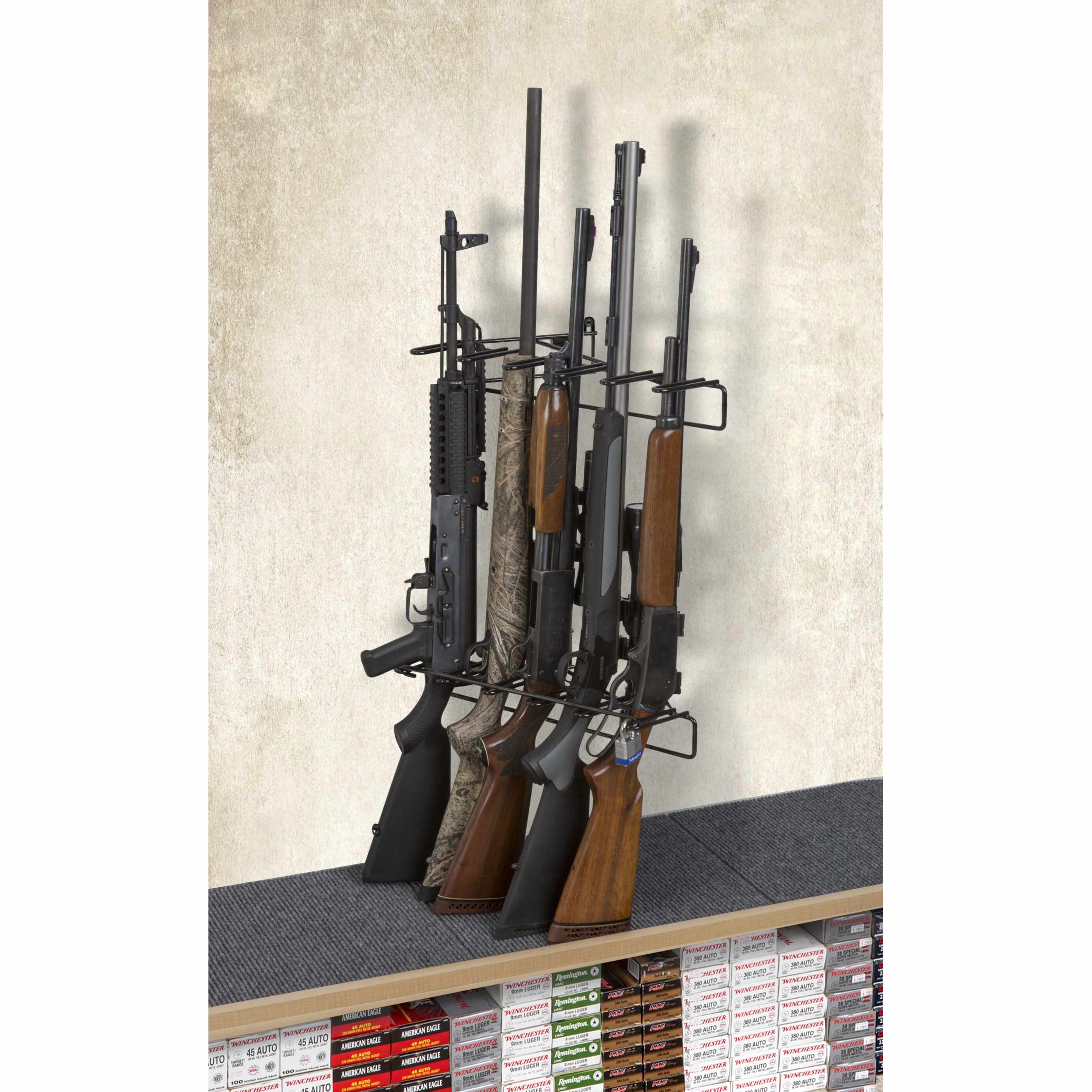 Rackem - 1’ 5 Rifle Locking Leans Right/Left Display