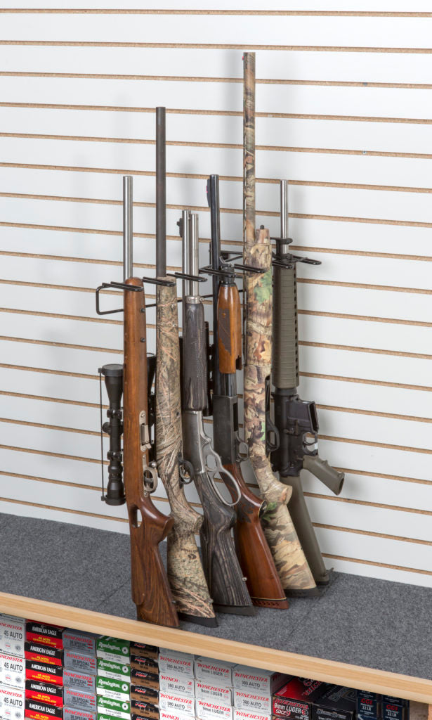 Rackem - 1’ 6 Rifle Leans Right/left Display Board - Left
