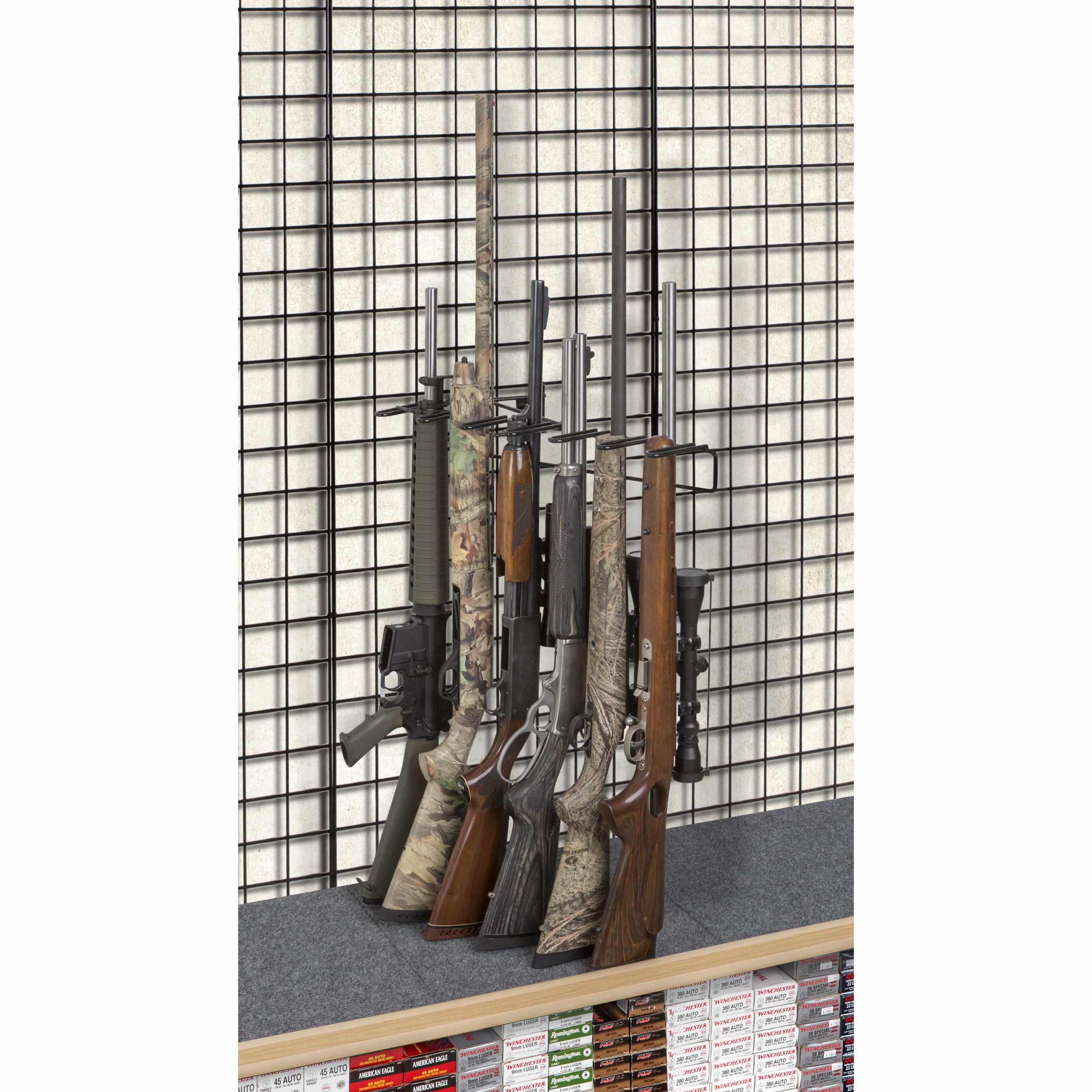 Rackem - 1’ 6 Rifle Leans Right/left Display Board - Right