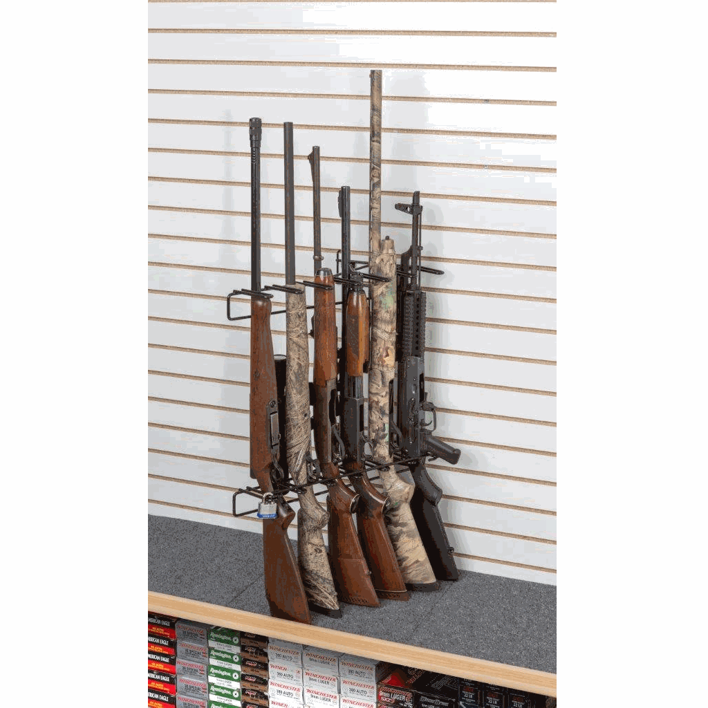 Rackem - 1’ 6 Rifle Locking Leans Right/Left Display Wall
