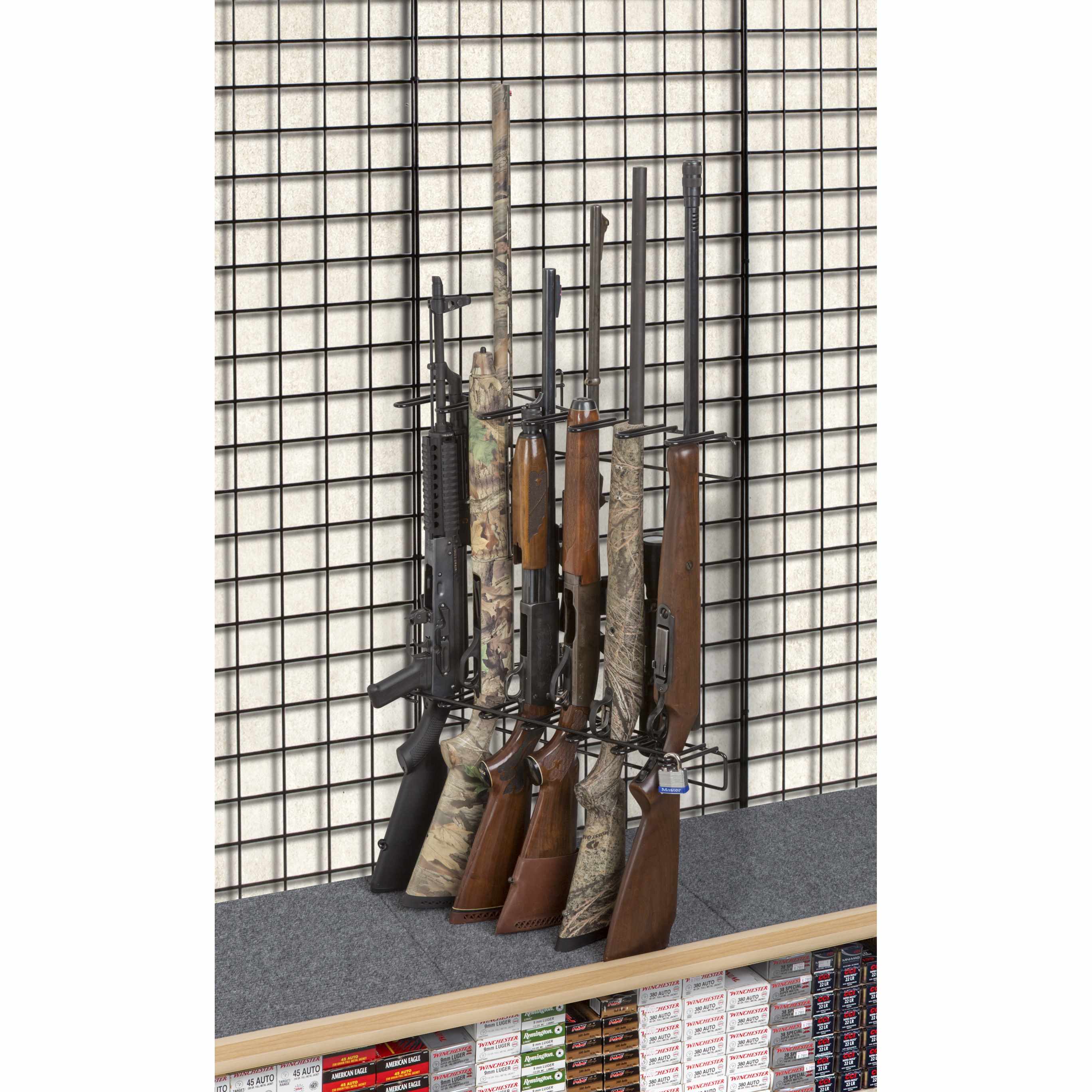 Rackem - 1’ 6 Rifle Locking Leans Right/Left Display Wall