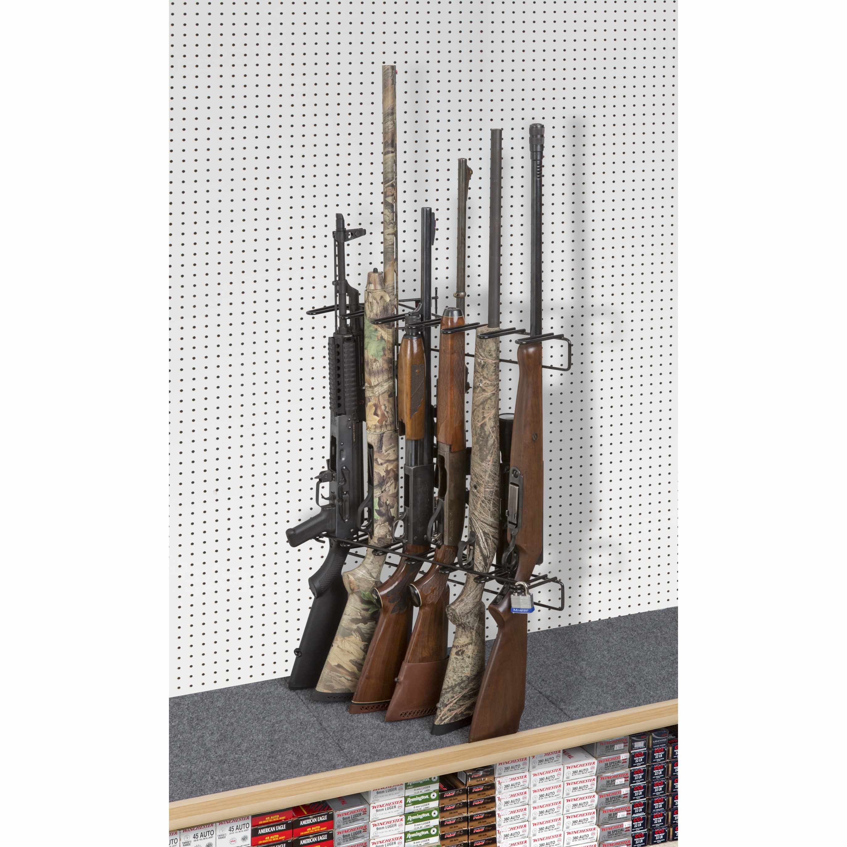 Rackem - 1’ 6 Rifle Locking Leans Right/Left Display Wall