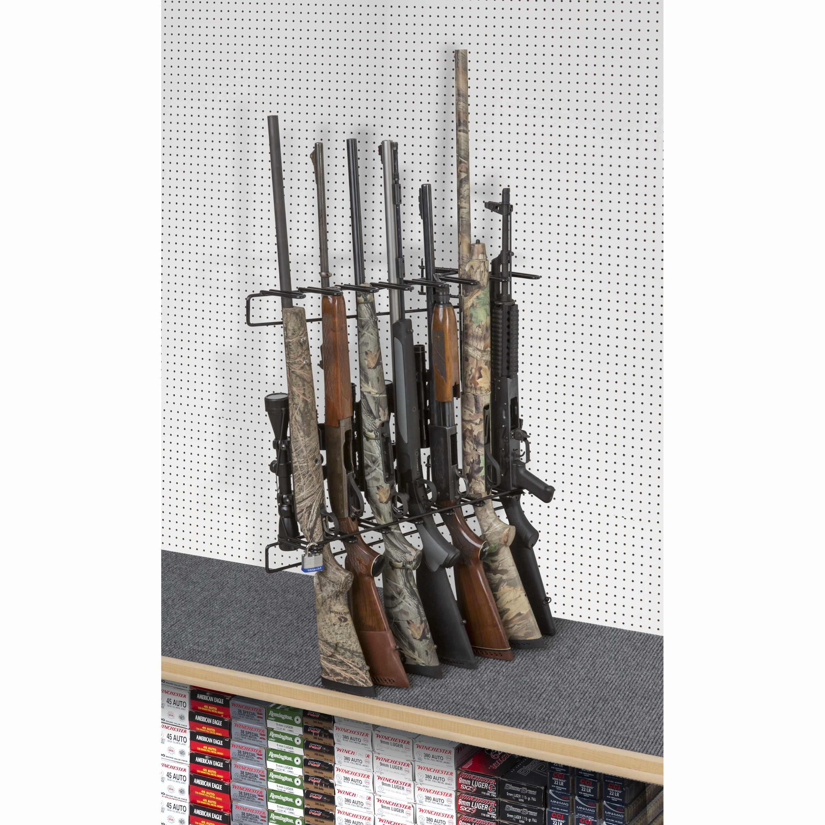 Rackem - 1’ 7 Rifle Locking Leans Right/Left Display Wall