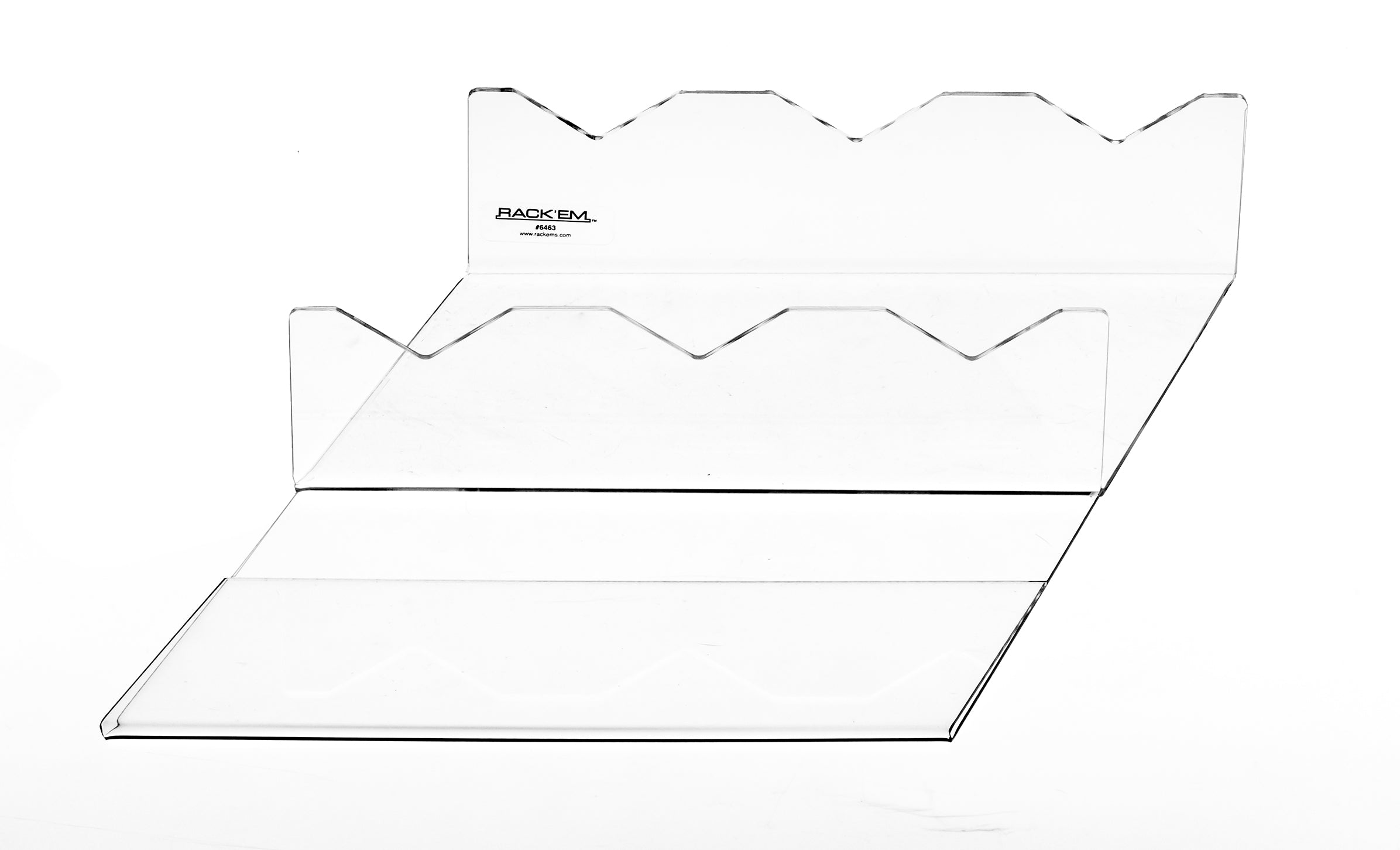 Rackem - 3 Scope 3 Scope Angled Acrylic Display with Price Tag Holder