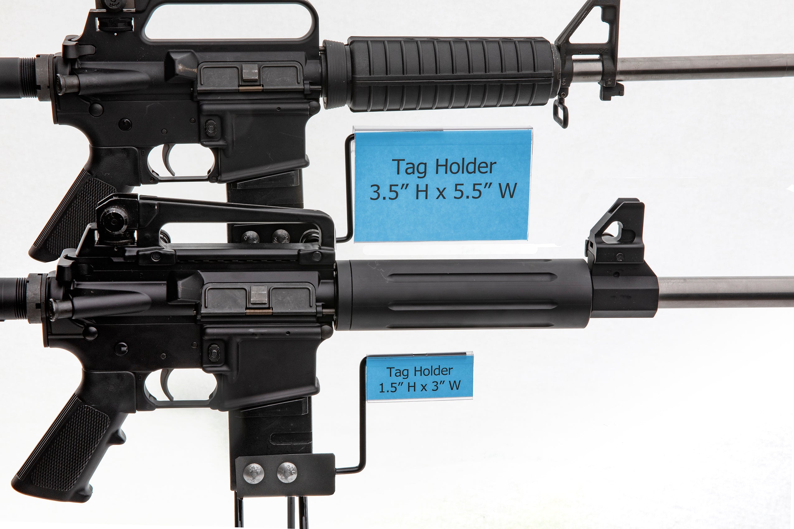 4-Rifle Wire AR Table-Top Display. (SKU: 9276)