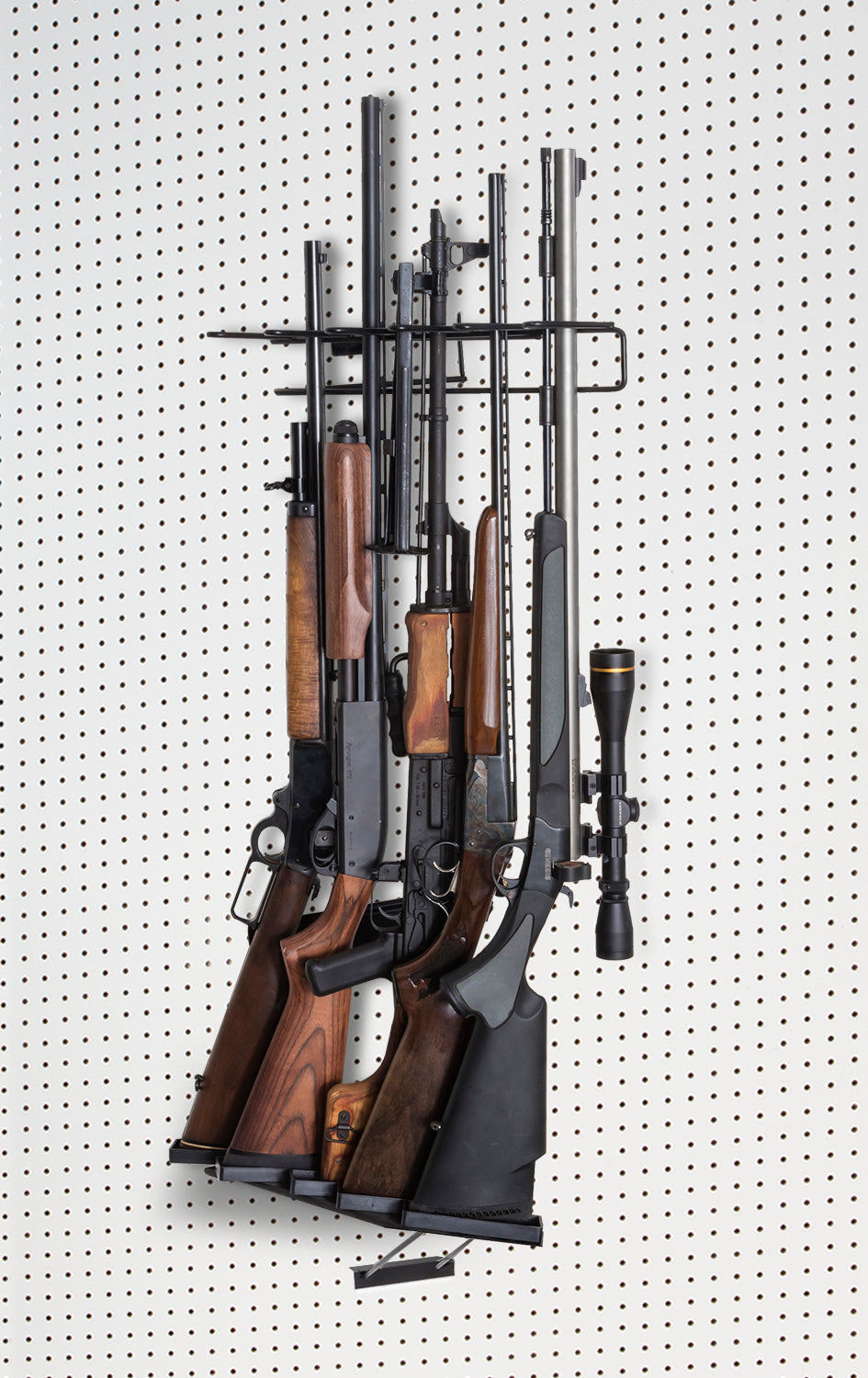 Rackem - 5-Rifle Leans Right/Left Display,Max Capacity 5
