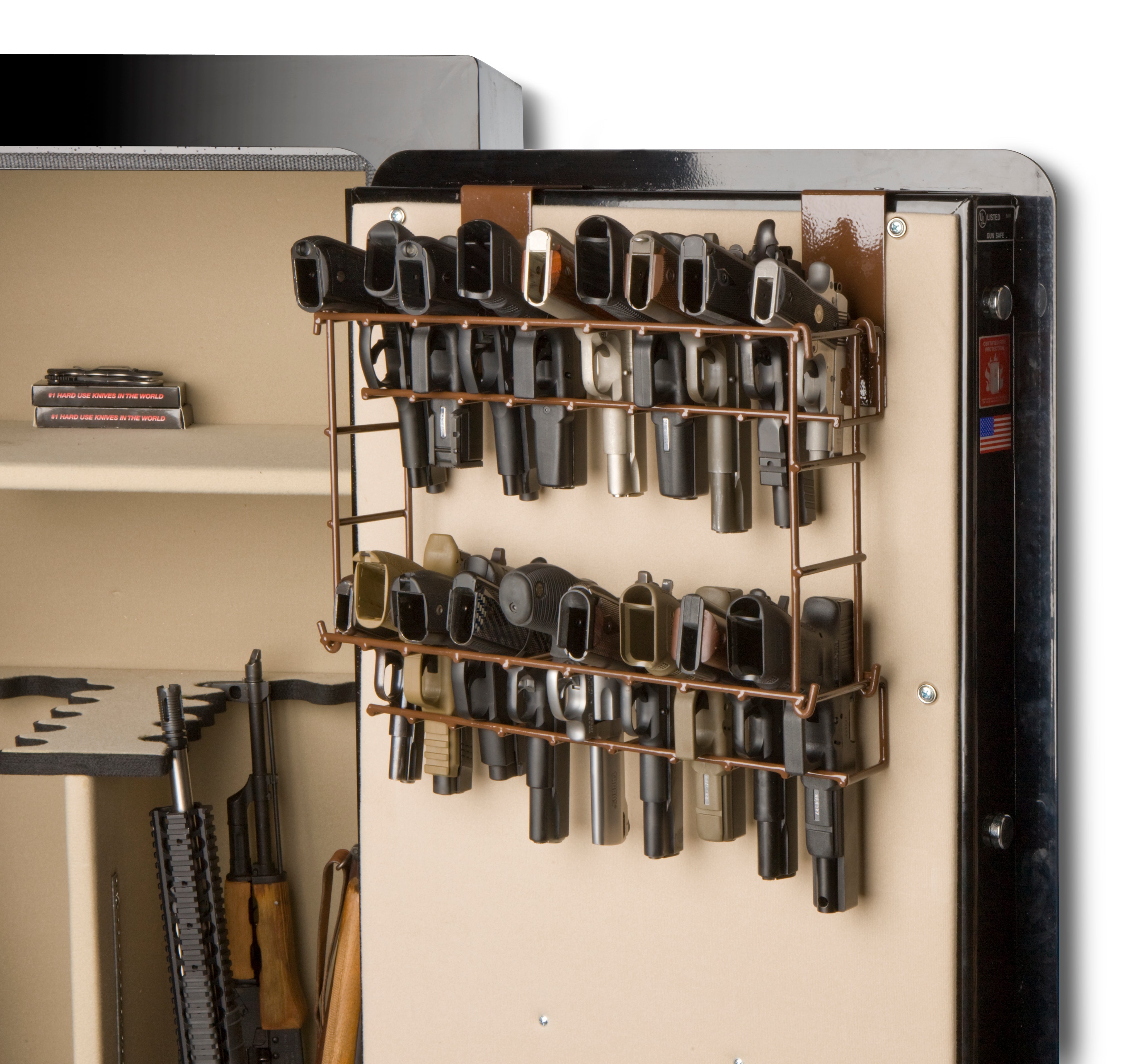 9 Pistol Mount Anywhere Rack (SKU: 6035)