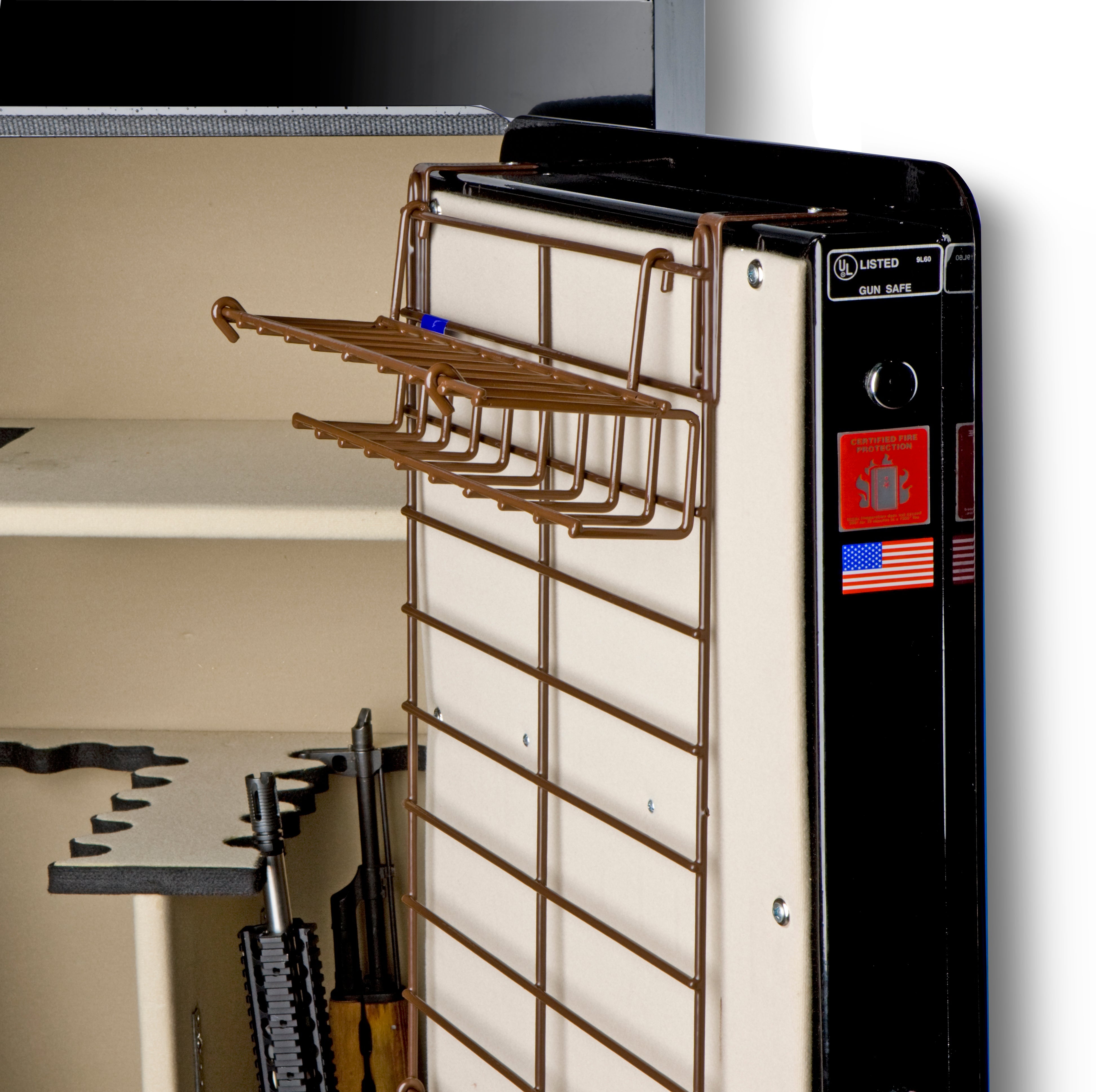 9 Pistol Mount Anywhere Rack (SKU: 6035)