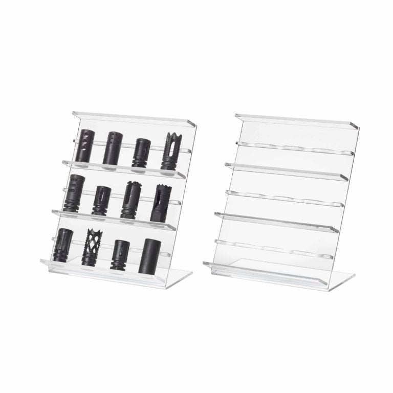 Rackem - Flash Hider / Muzzle Brake Acrylic Display - 12