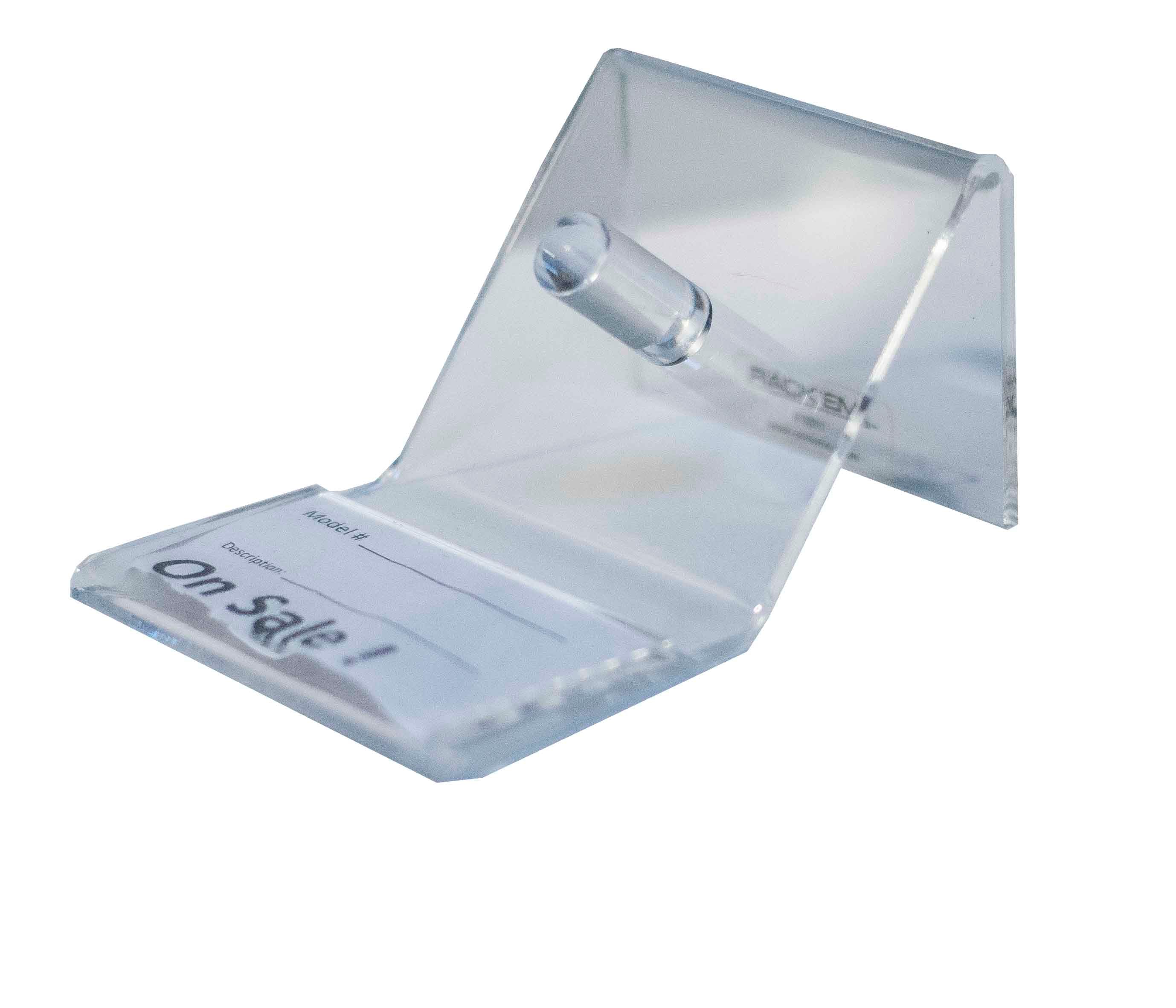 Front Tag Clear Acrylic Pistol Display (SKU: 6311-10)