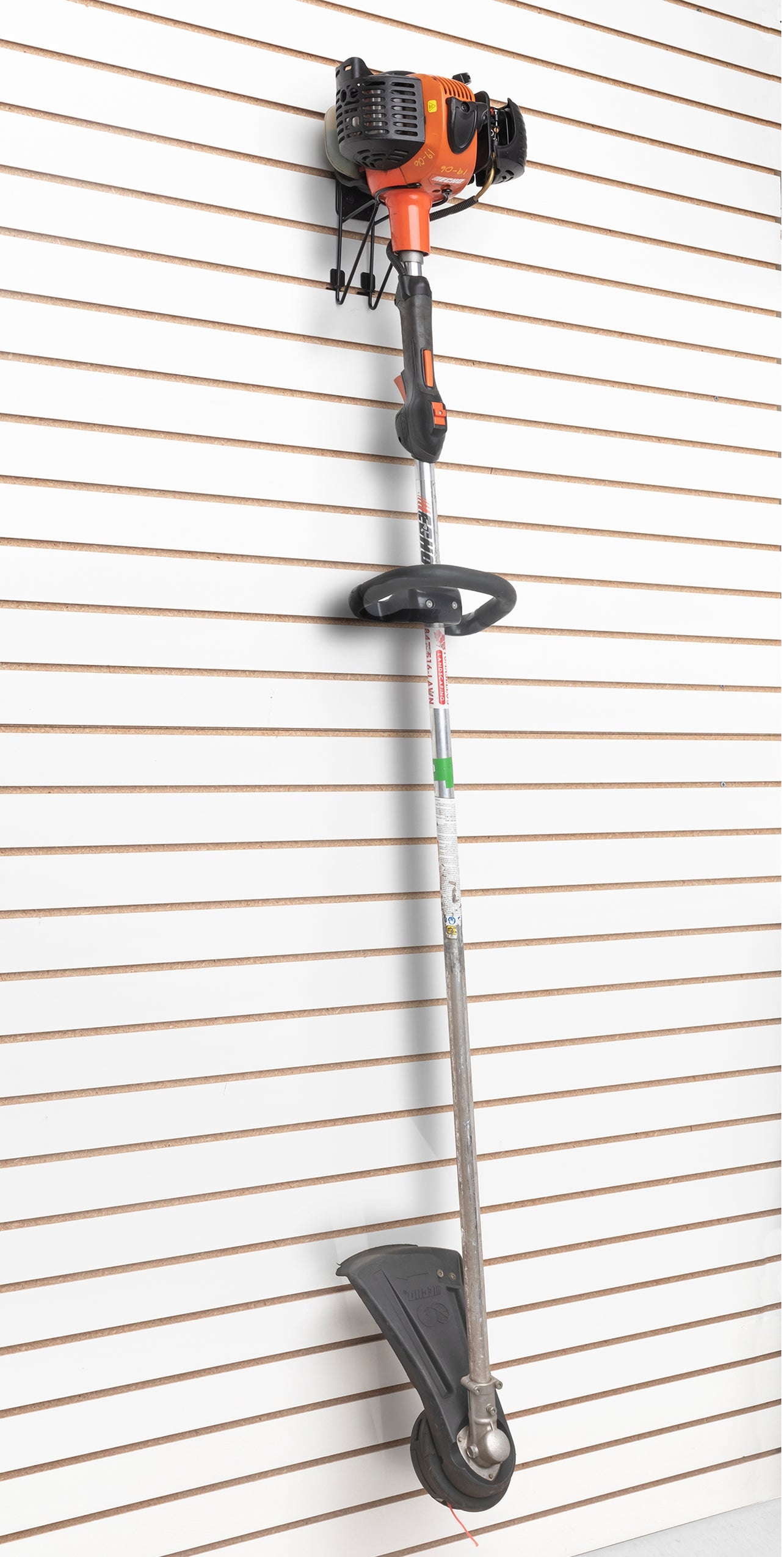 Horizon Mfg Inc. Slat Wall Bicycle/String Trimmer Display. (#8739)