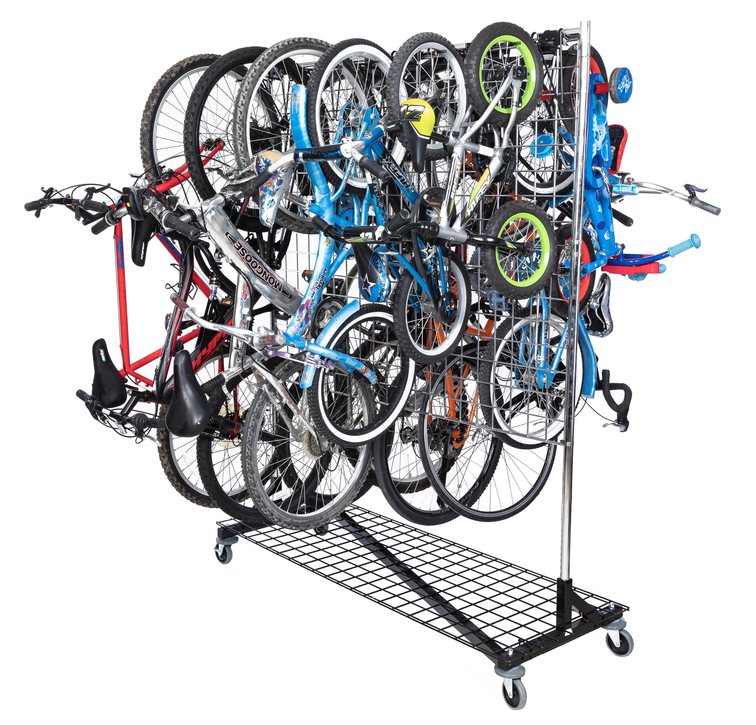 Horizon Mfg Inc. Bicycle/String Trimmer Rolling Display. (#8751)