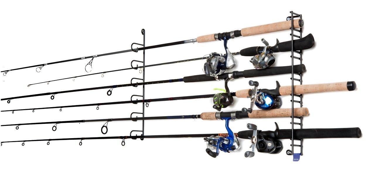 Rackem - Horizontal/Vertical/Mount Anywhere 6 Rod Fishing