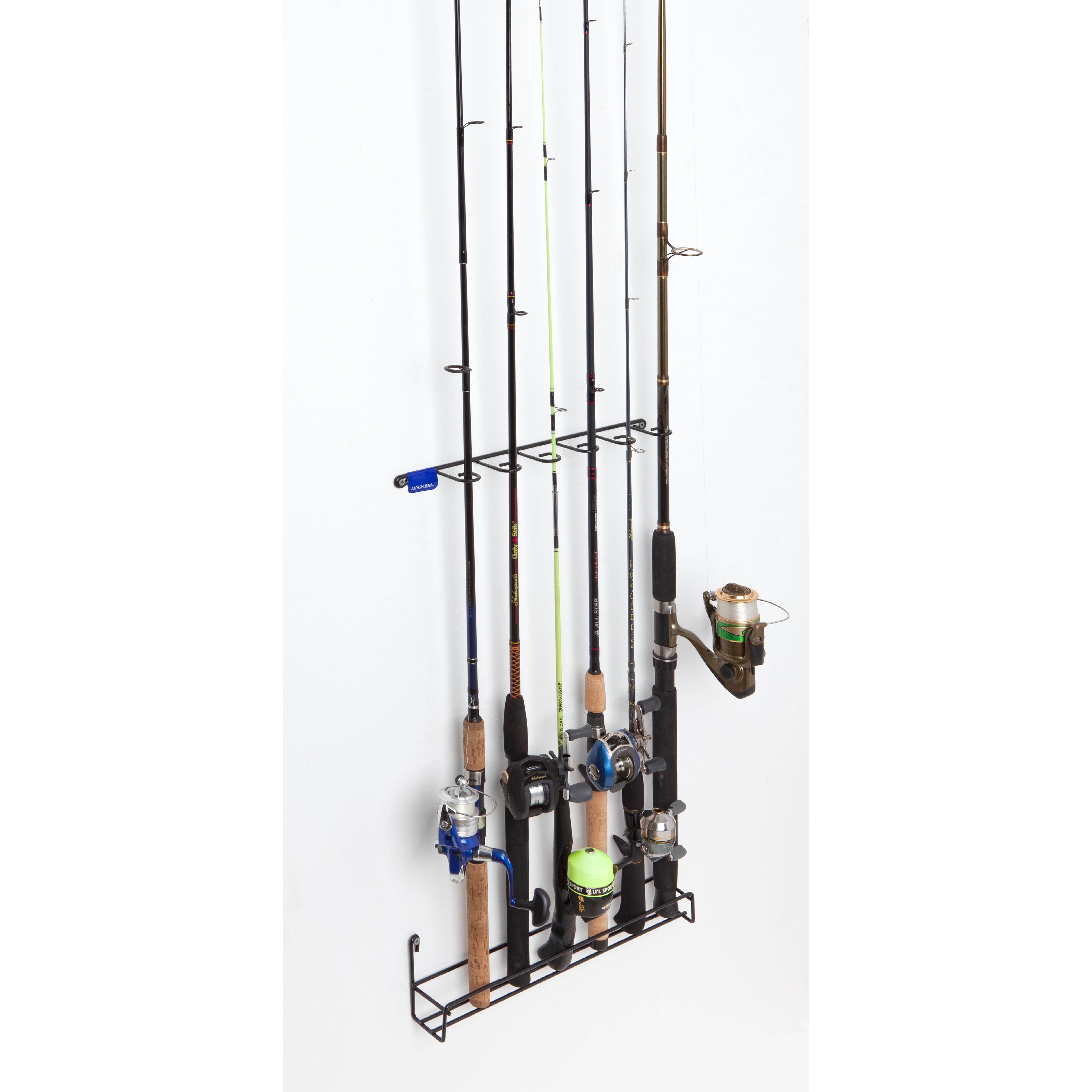 Rackem - Horizontal/Vertical/Mount Anywhere 6 Rod Fishing