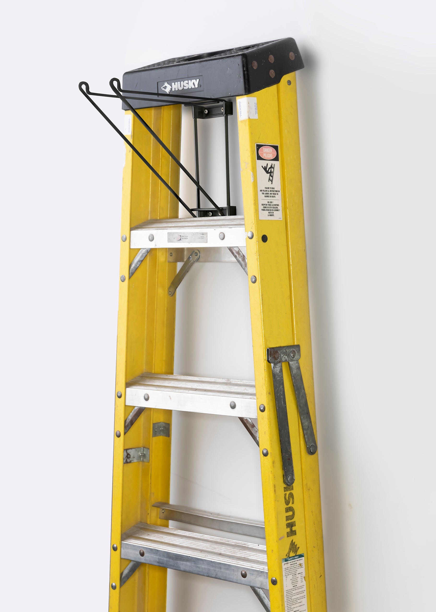 Ladder, Broom, Squeegee, Shovel and Rake Rack (SKU: 4162)