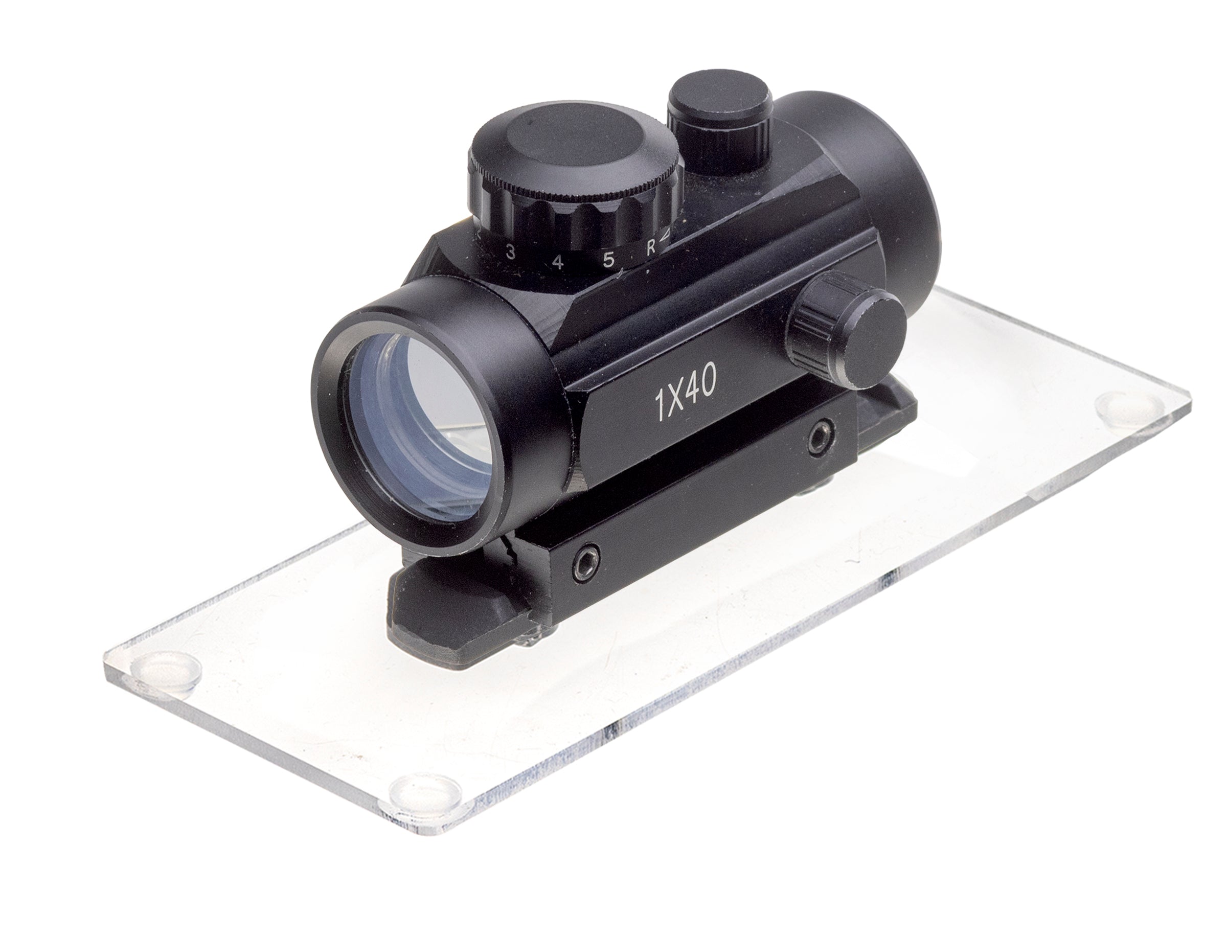 Single Scope Picatinny Rail Display, 6" L x 2.50" W x .625" H (SKU: 6556)