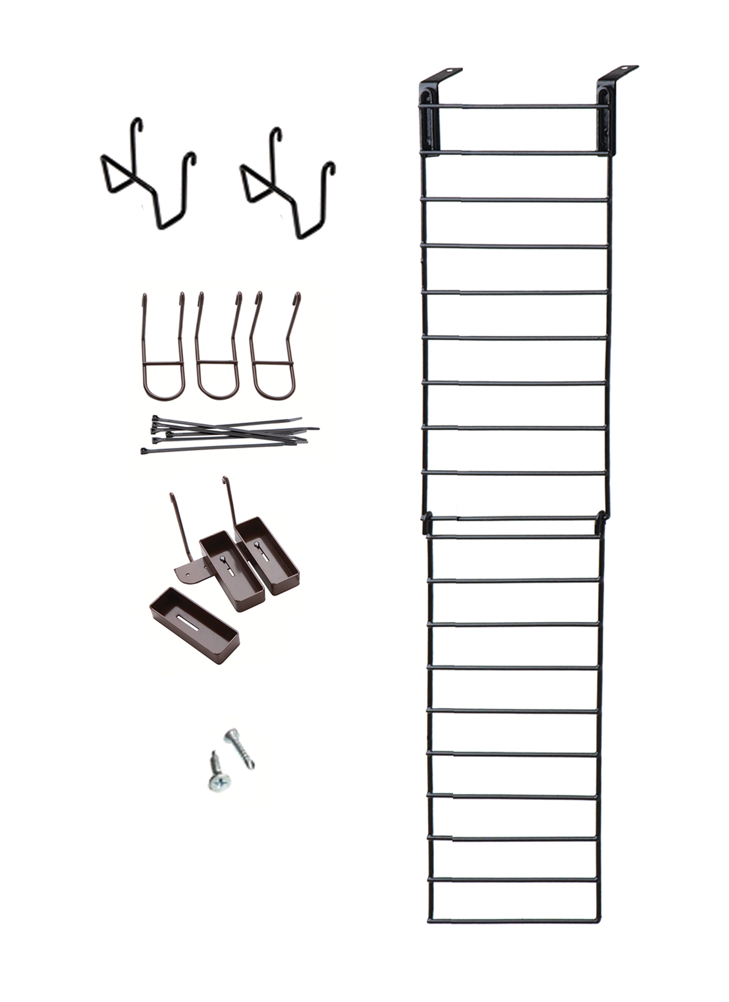 The Maximizer Narrow Full Door Rifle/Pistol Rack. Holds 3 rifles and 2 pistols. (SKU: 6027)