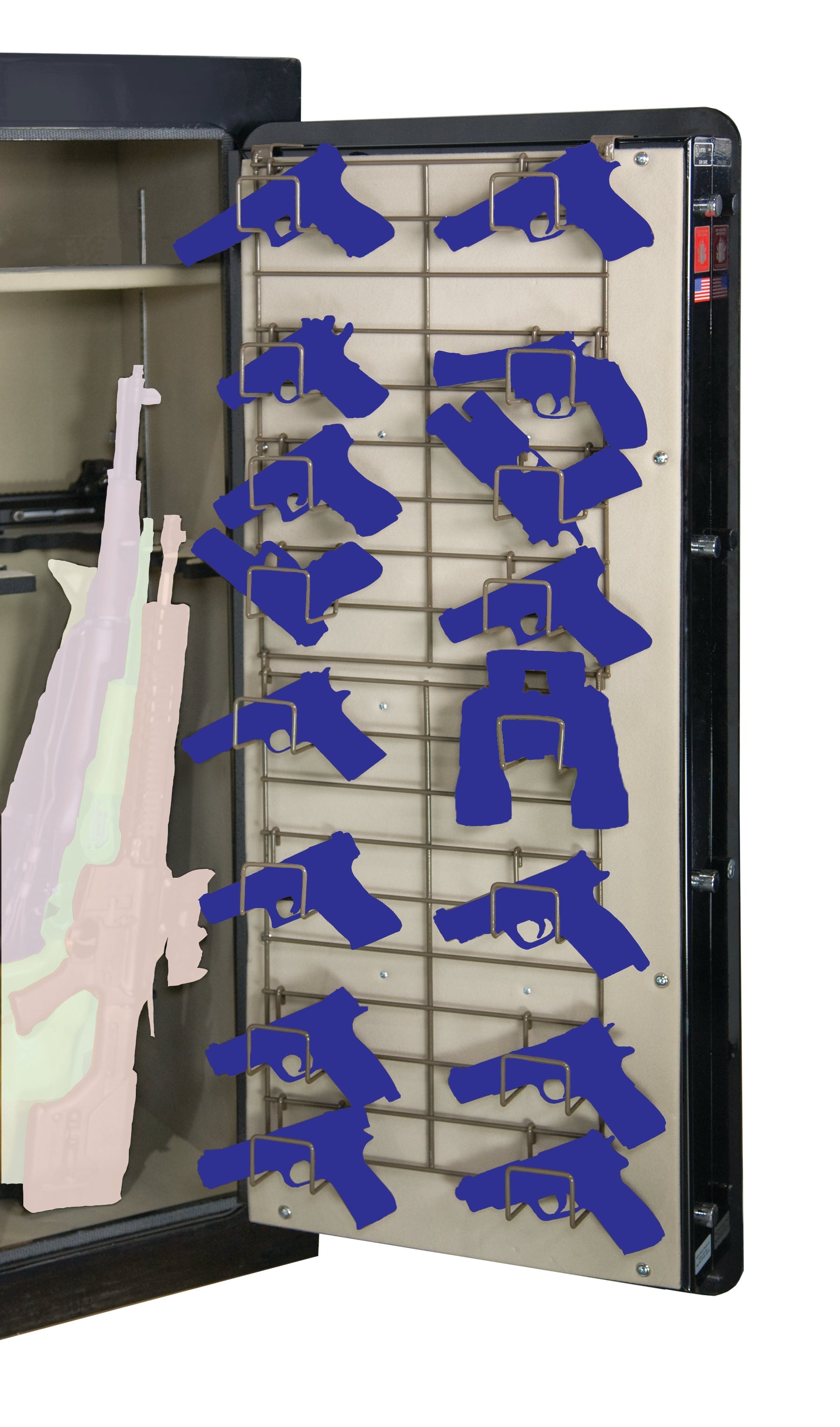 Full Door 16 Pistol Maximizer (SKU: 6033)