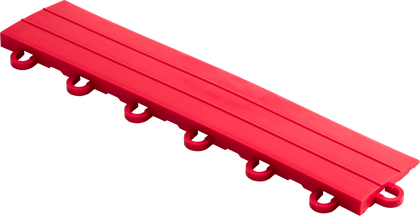 Swisstrax Diamondtrax Home 1ft Racing Red Garage Floor Tile Looped Edge (Pack of 10)