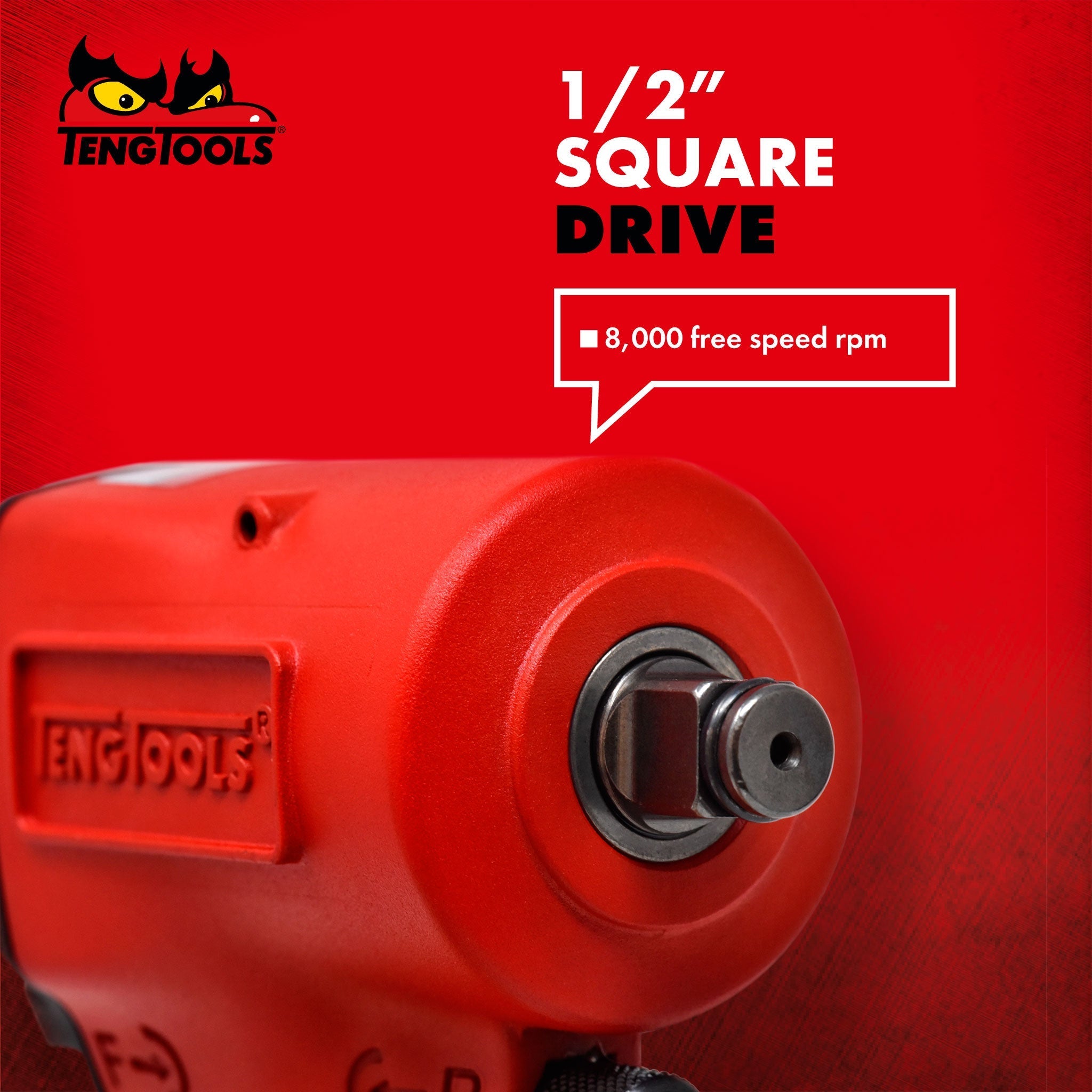 Teng Tools 1/2 Inch Square Drive Reversible High Torque