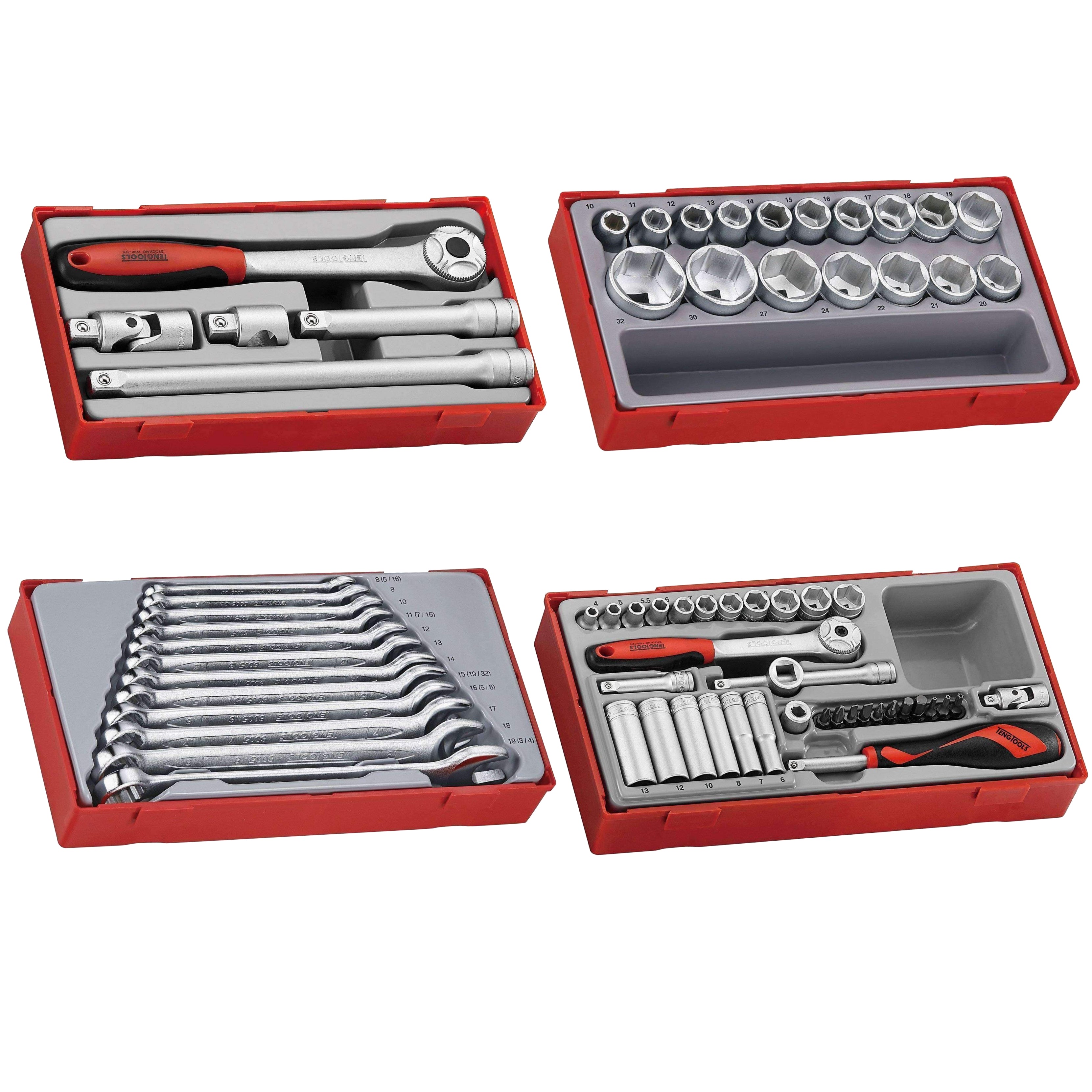 Teng Tools 173 Piece Complete Mixed Service Tool Kit