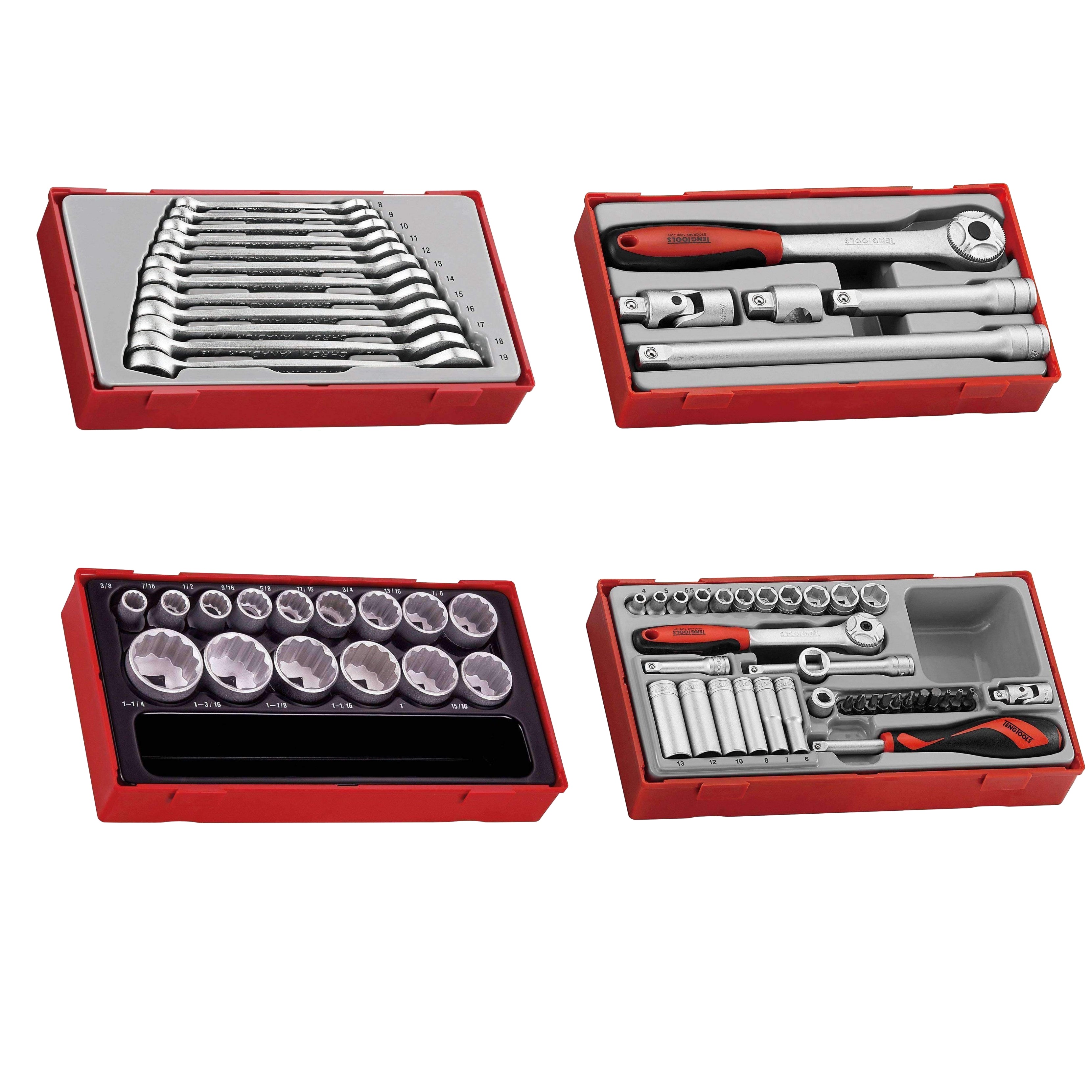 Teng Tools 184 Piece Complete Mixed Service Tool Kit