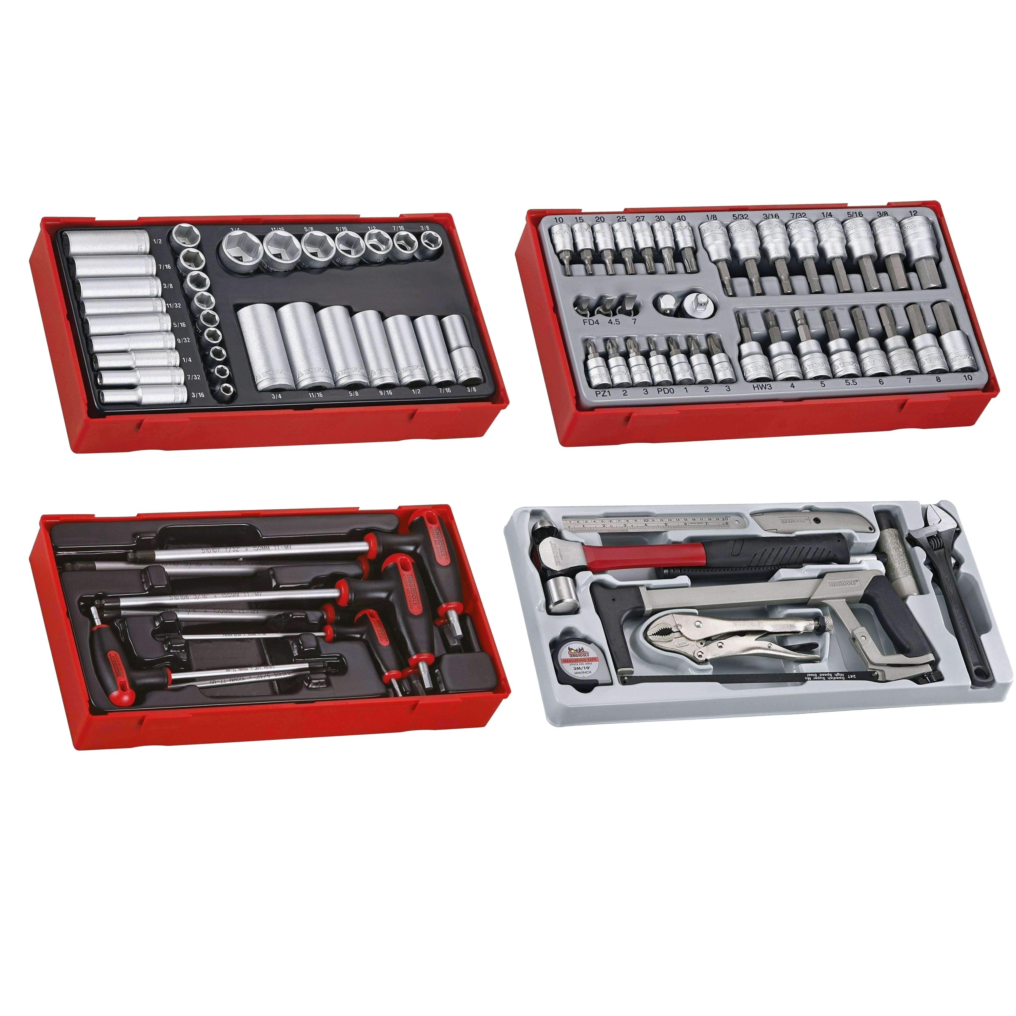 Teng Tools 231 Piece Complete Mixed General Hand Tool Kit