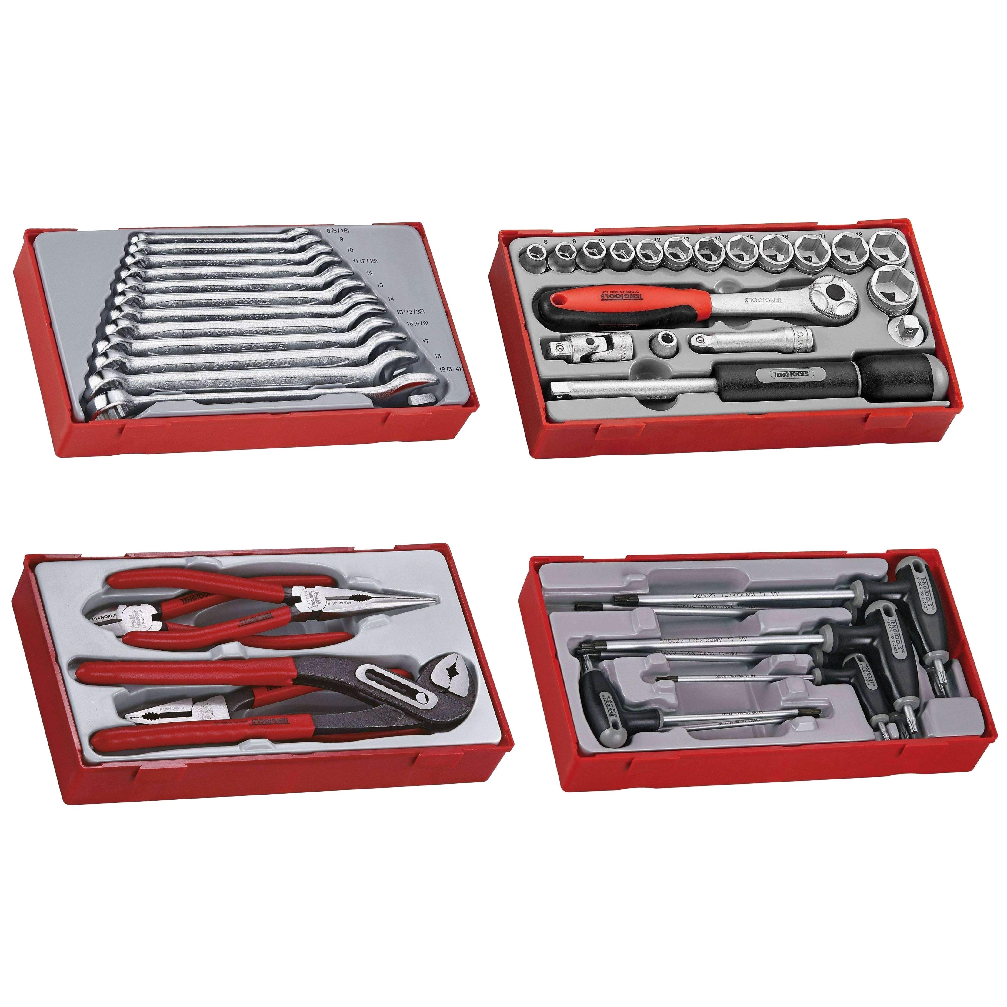 Teng Tools 288 Piece Complete Mixed General Hand Tool Kit