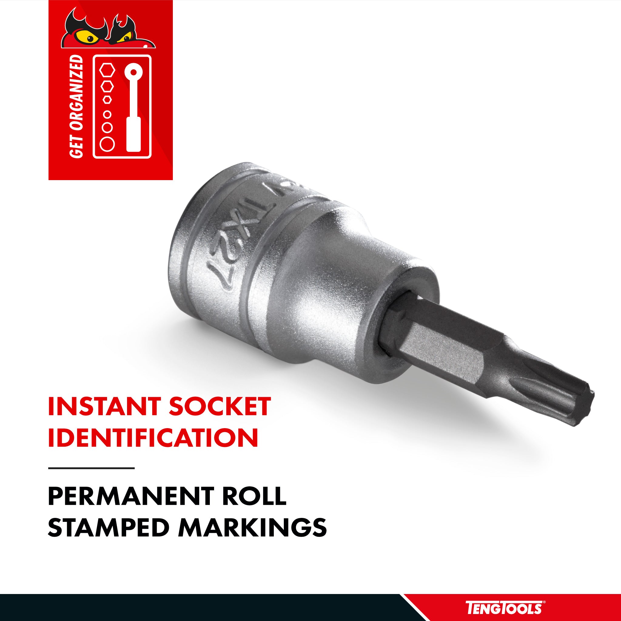 Teng Tools 3/8 Inch Drive Metric Torx TX Chrome Vanadium