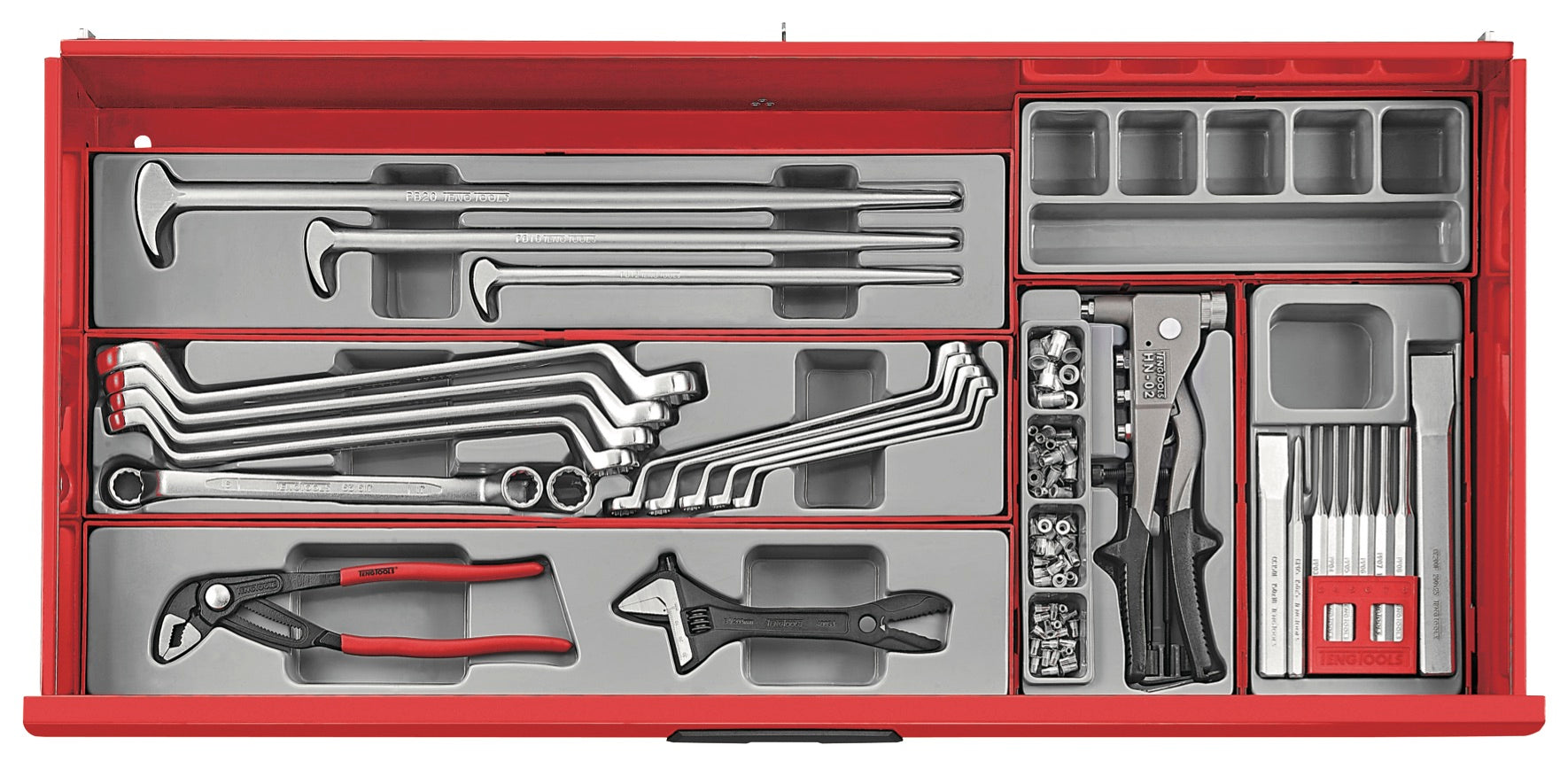 Teng Tools 622 Piece 37 Inch Wide Tool Kit - TCMM622 - Tool