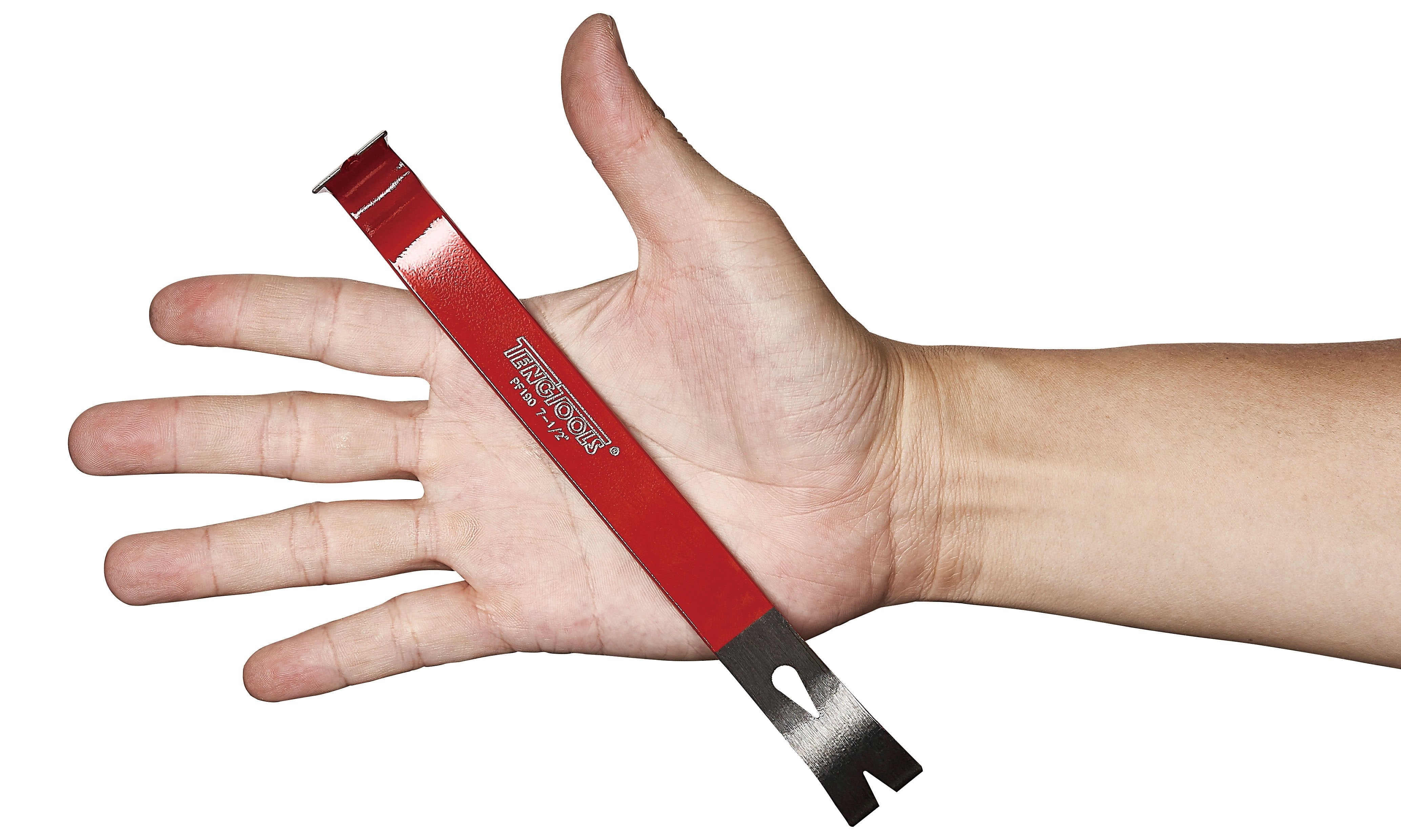 Teng Tools 7.5 Inch Long Wrecking Pry Bar For Leverage Nail